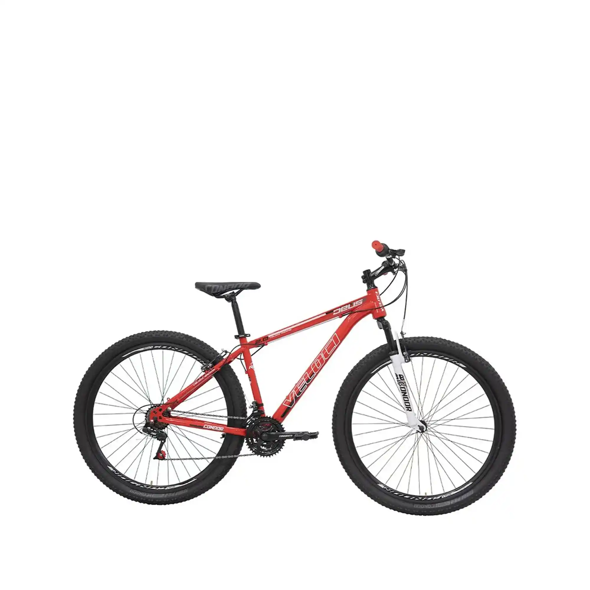 Bicicleta Veloci Montaña Deus 2.0 Unisex Rojo