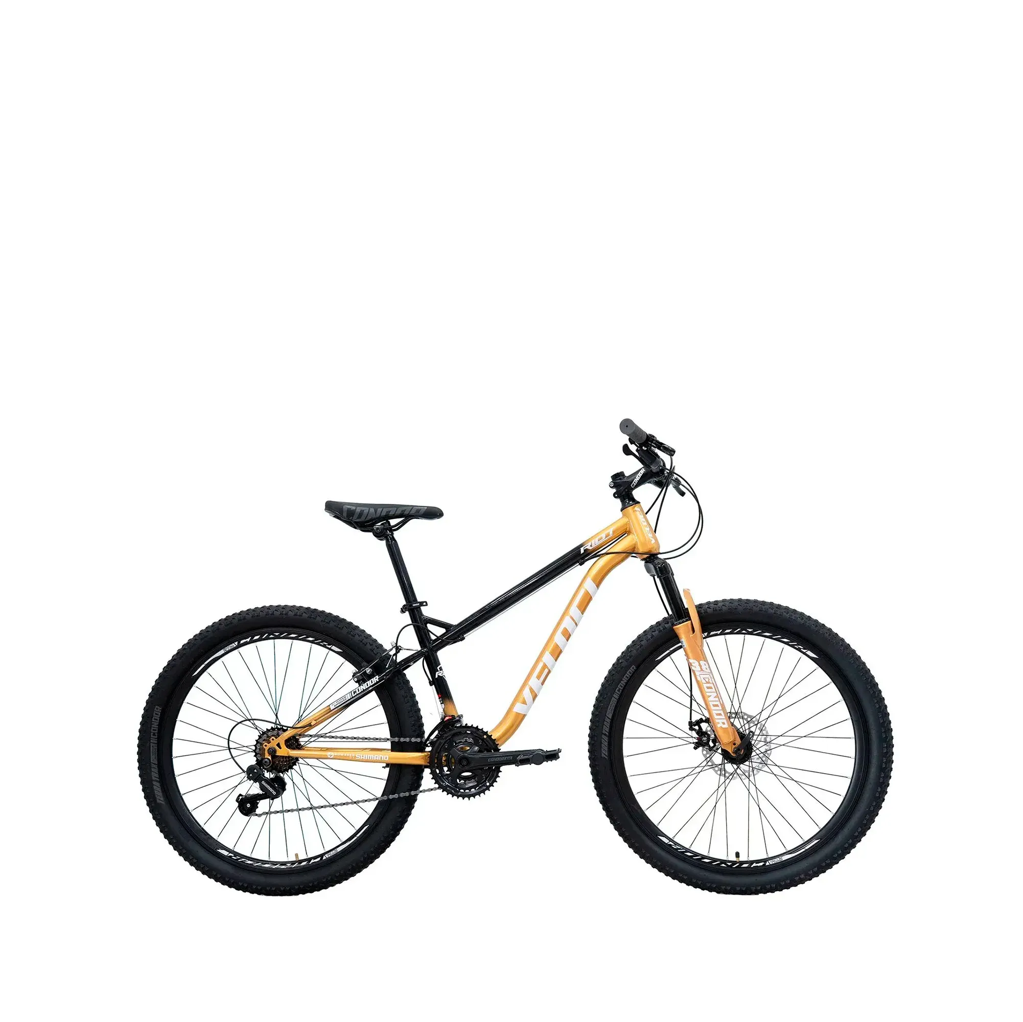 Bicicleta Veloci Montaña Riot Unisex Oro