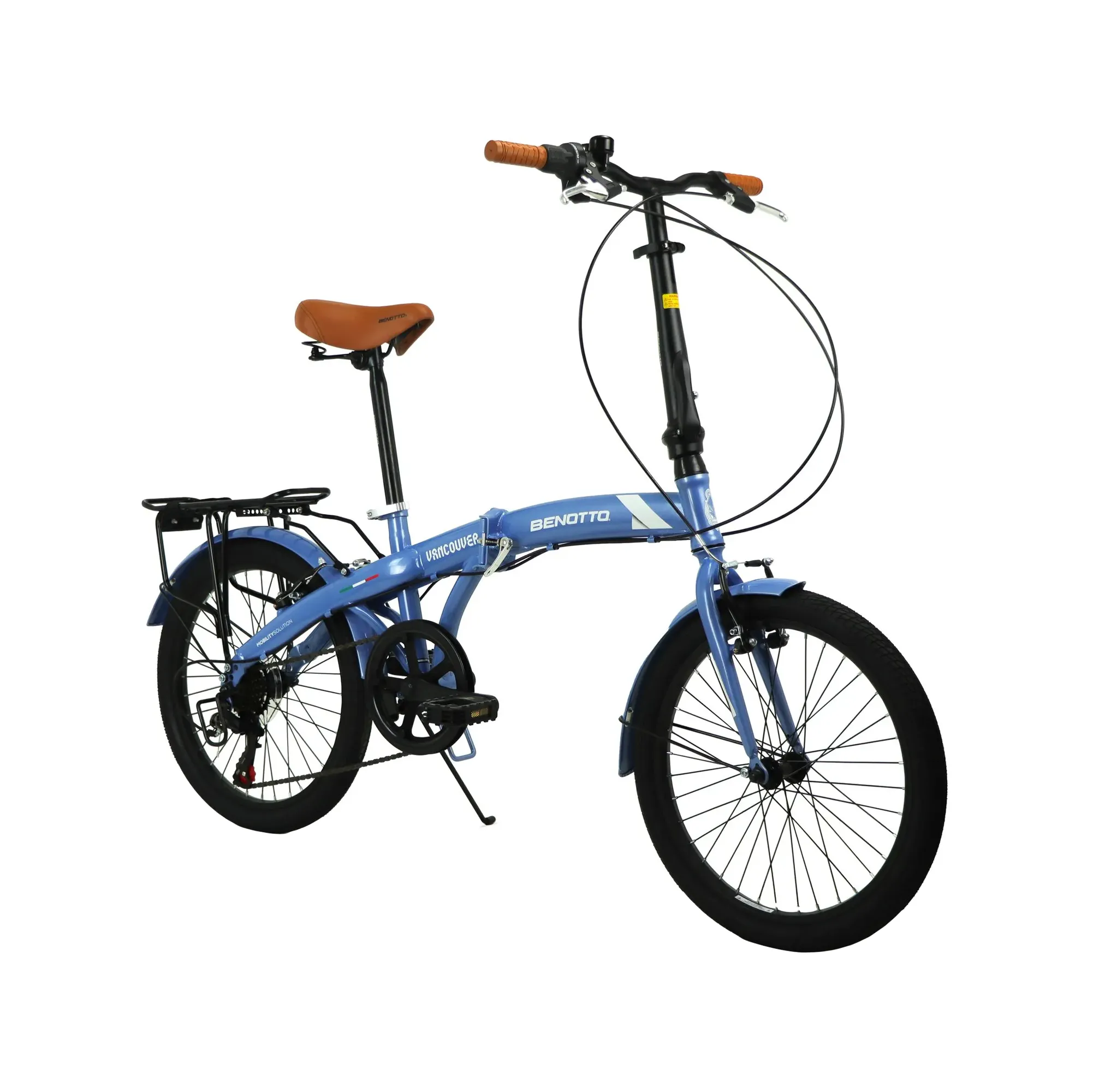 Bicicleta Benotto Urbana Plegable Vancouver Unisex Azul Claro