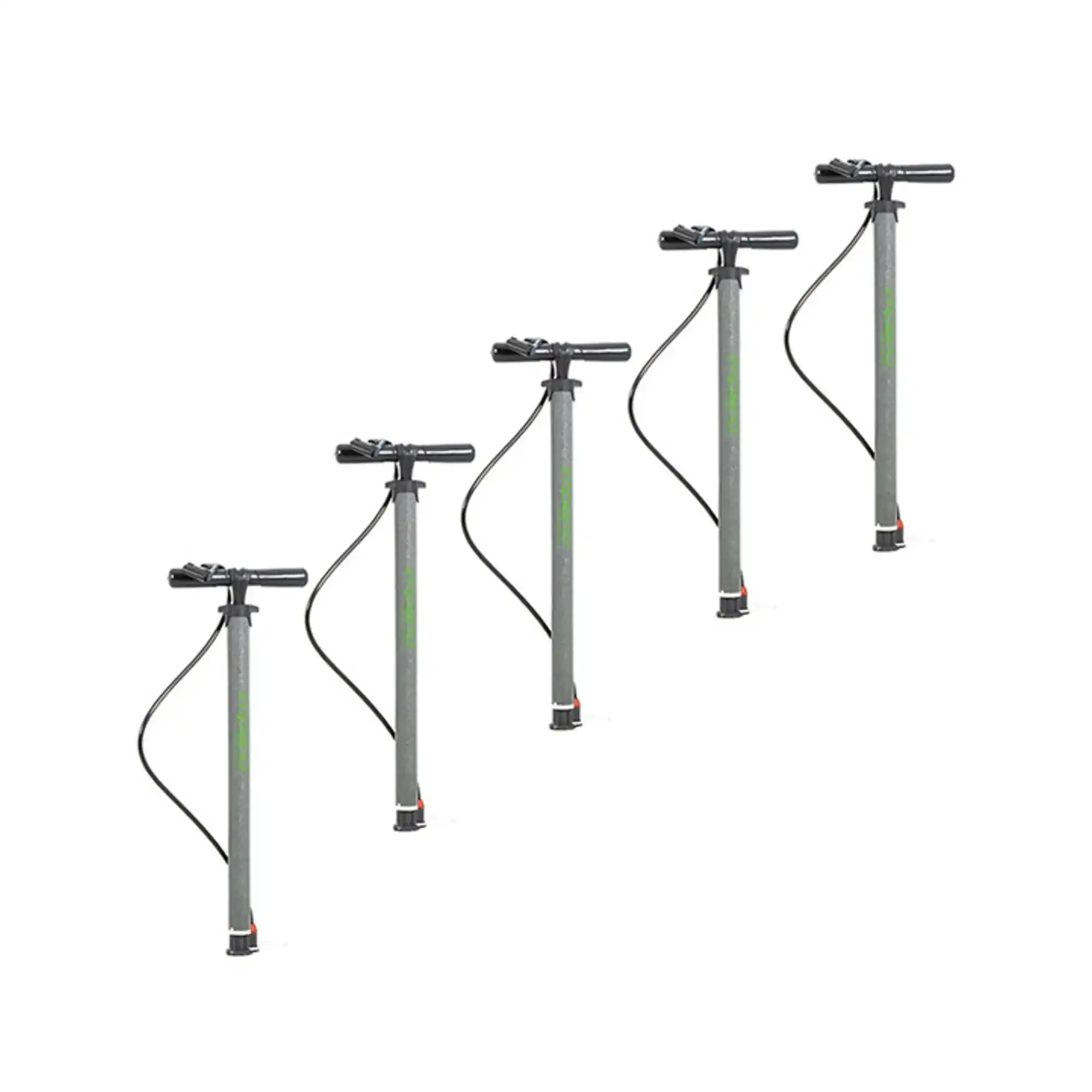 Set 5 Bombas Para Bicicleta Veloci de Aire Grande 35 x 600 mm Gris