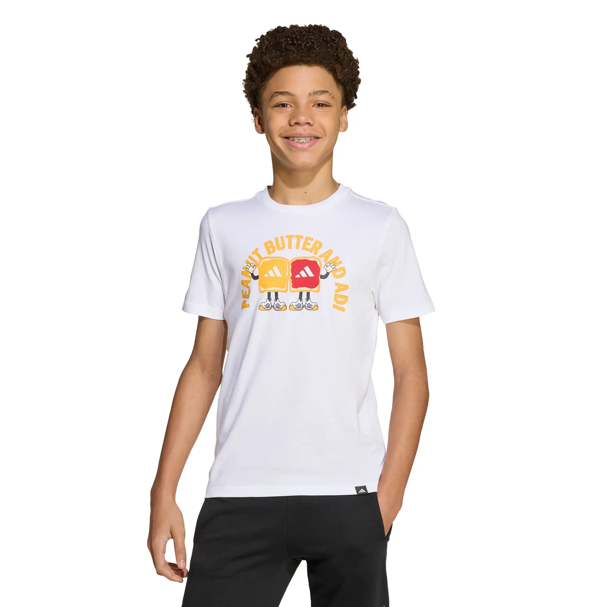 Playera adidas Casual Food Graphic Infantil Unisex JV5248