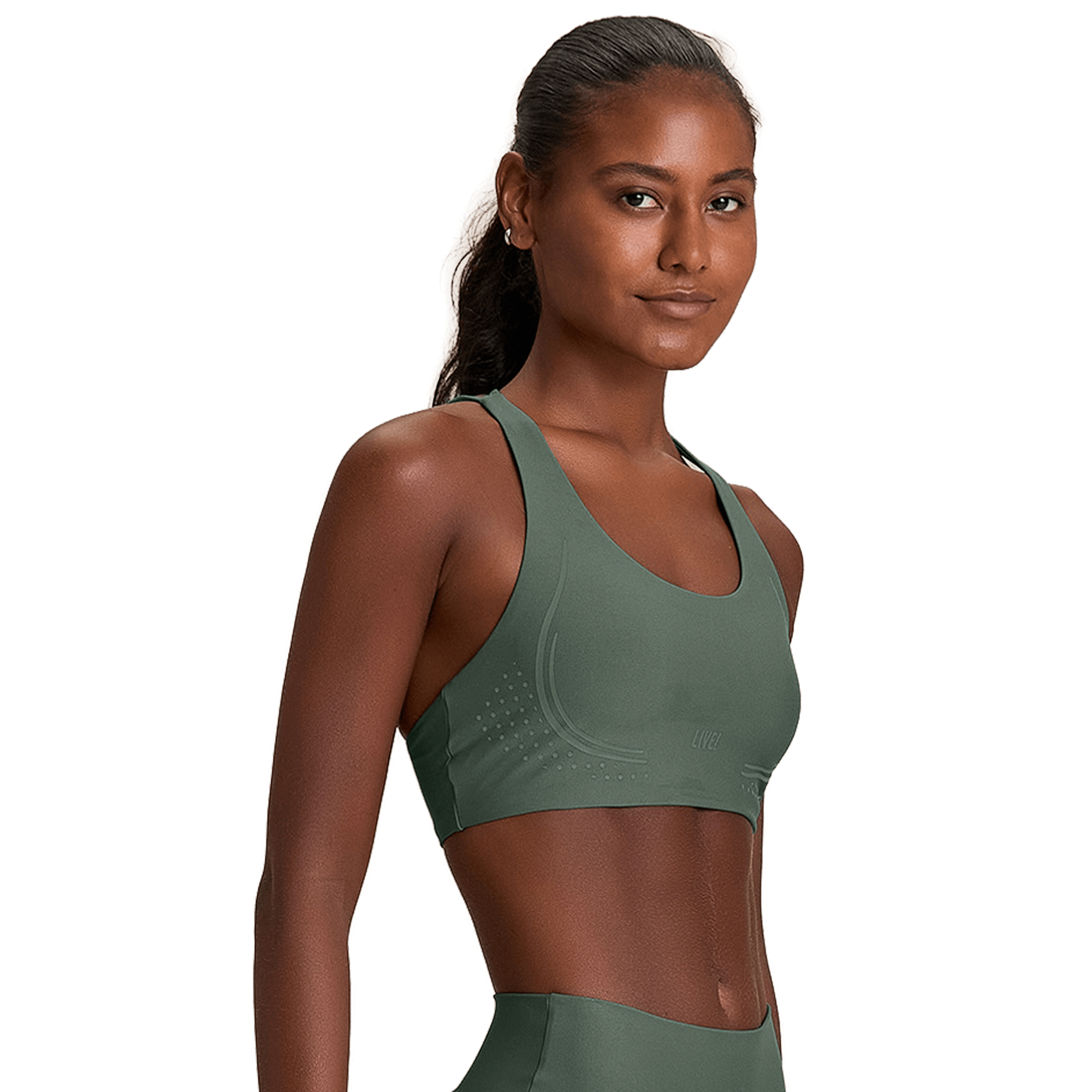 Top Deportivo LIVE! Entrenamiento Hydefit Adaptiv Mujer 46289 Verde