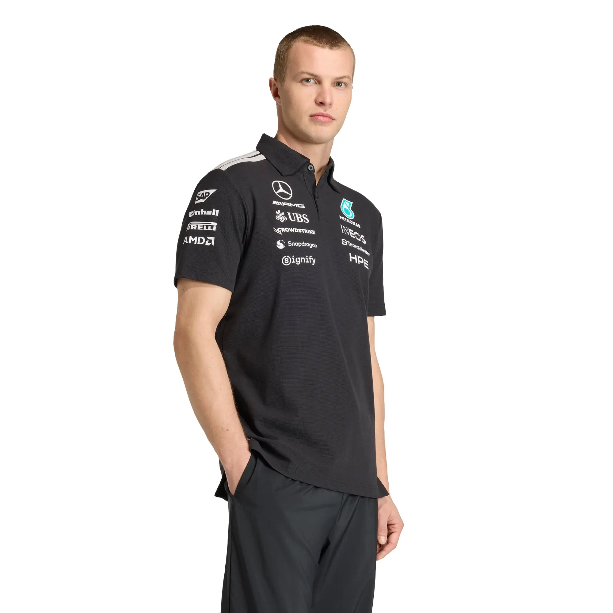 PLAYERA Tipo Polo MERCEDES - AMG PETRONAS F1 TEAM ENGINEERS adidas Casual Unisex KE5523