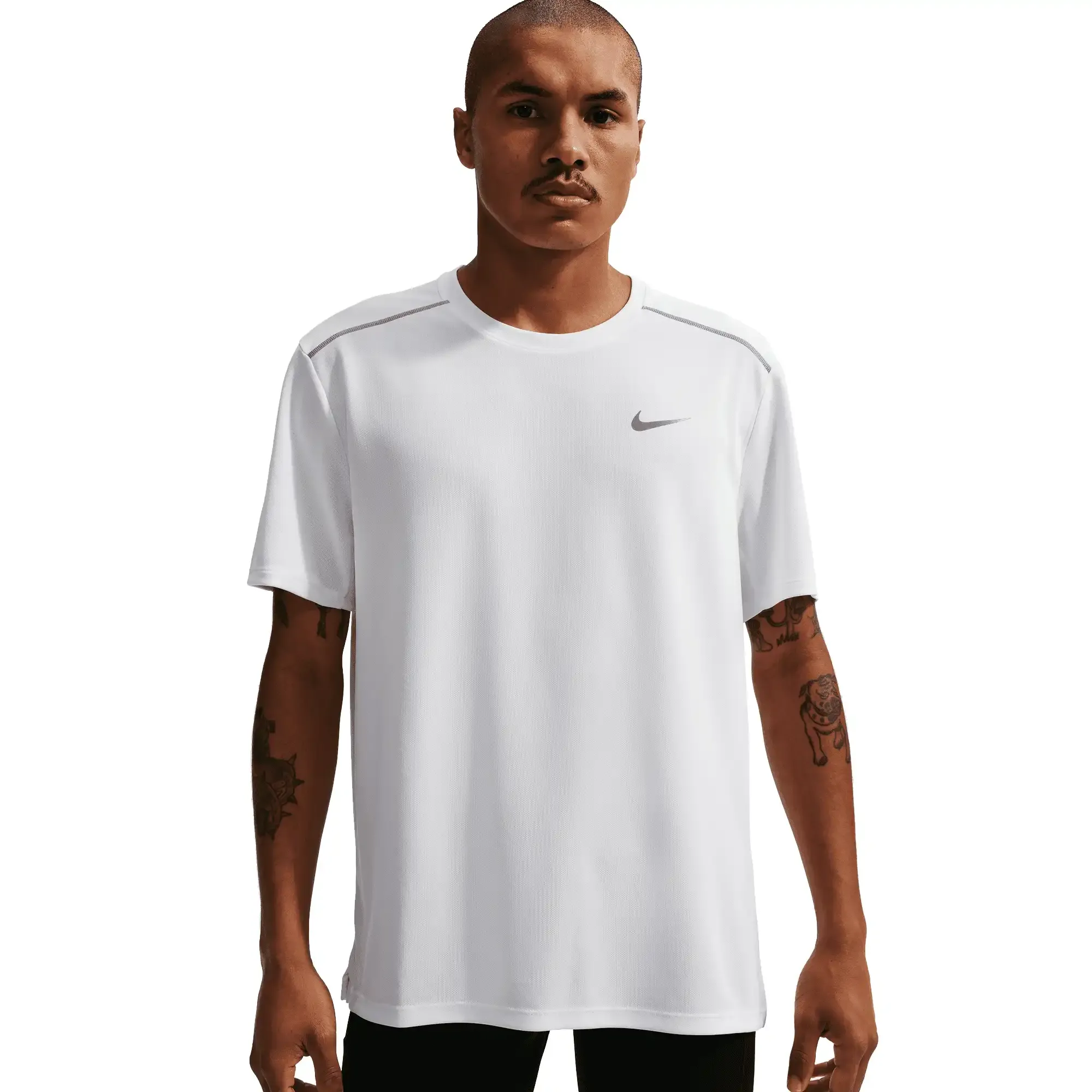 Playera Nike Correr Miler Hombre IF2082-100