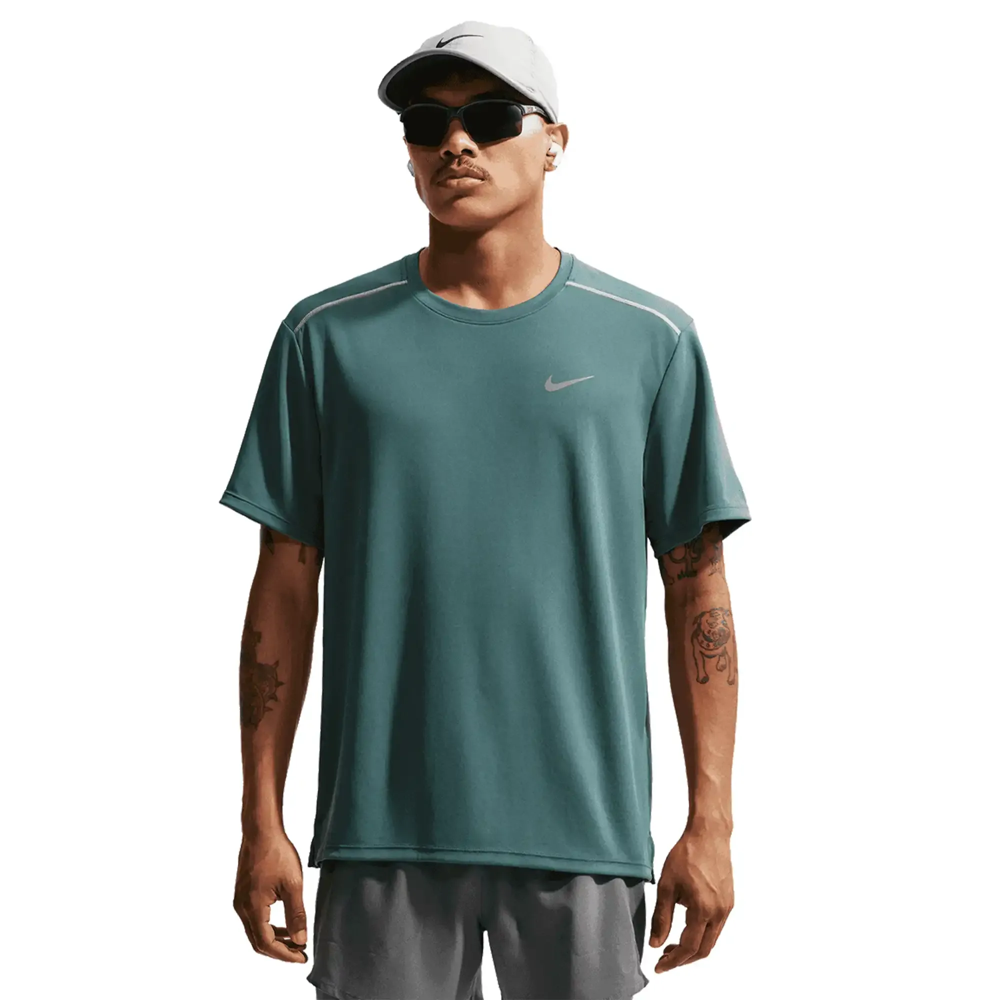 Playera Nike Correr Miler Hombre IF2082-382