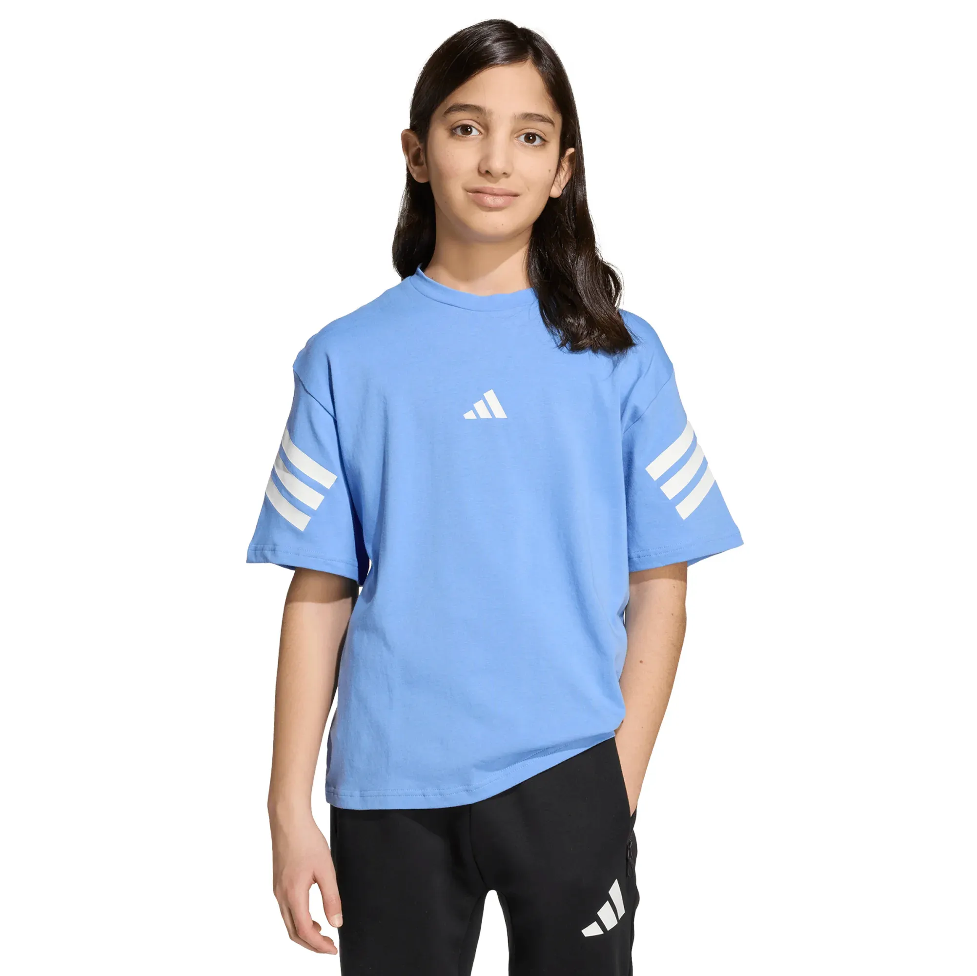 Playera adidas Entrenamiento Future Icons 3 Stripes Niña JW7532