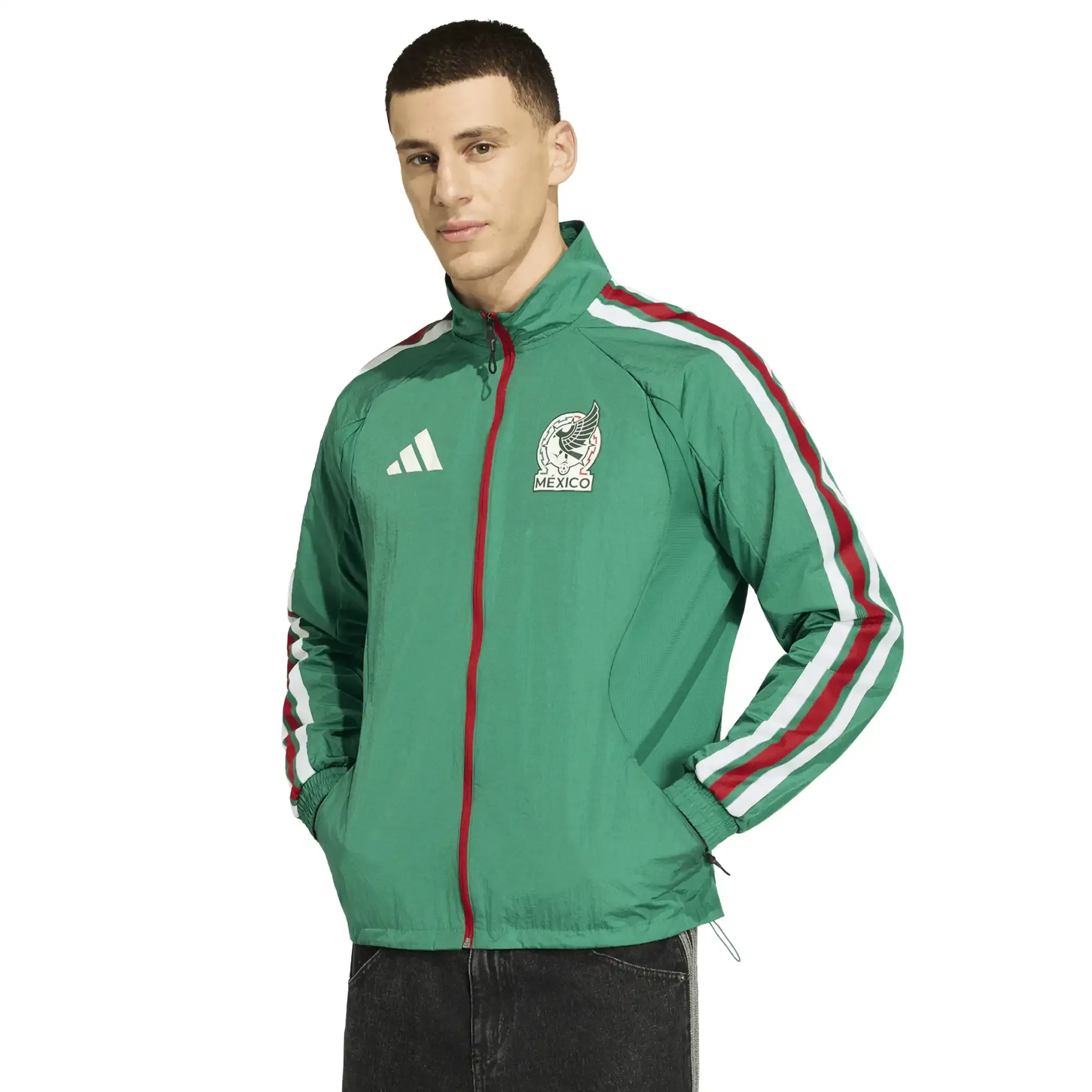Chamarra adidas Futbol Selección Mexicana Anthem Hombre JZ6458