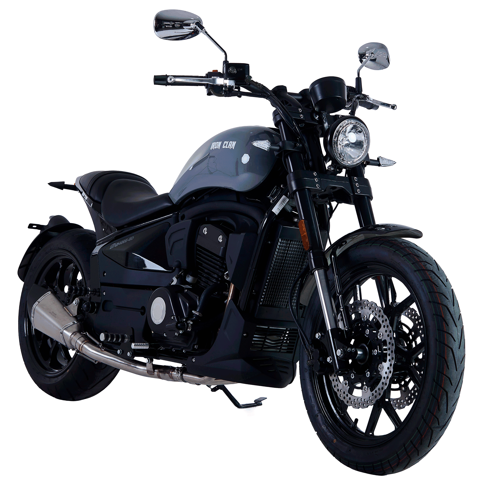 Motocicleta Iron Clan Chopper Pilder Crusier 400 Gris