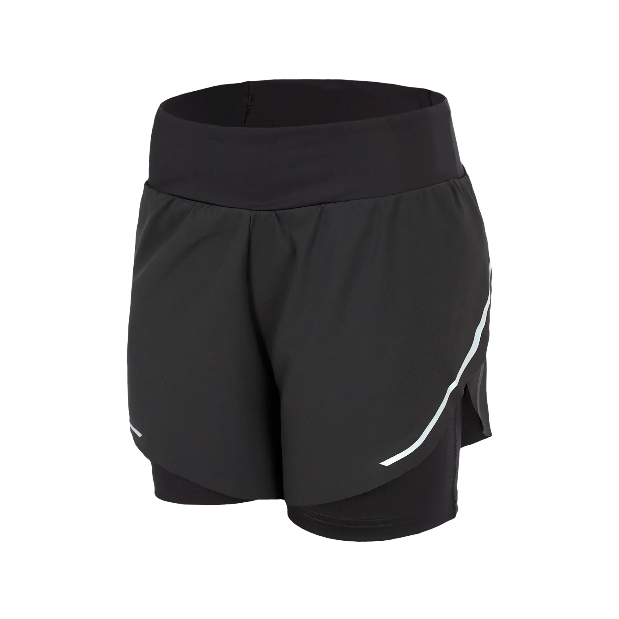 Short Reebok Entrenamiento Lux Metallic 2 en 1 Mujer 100254736