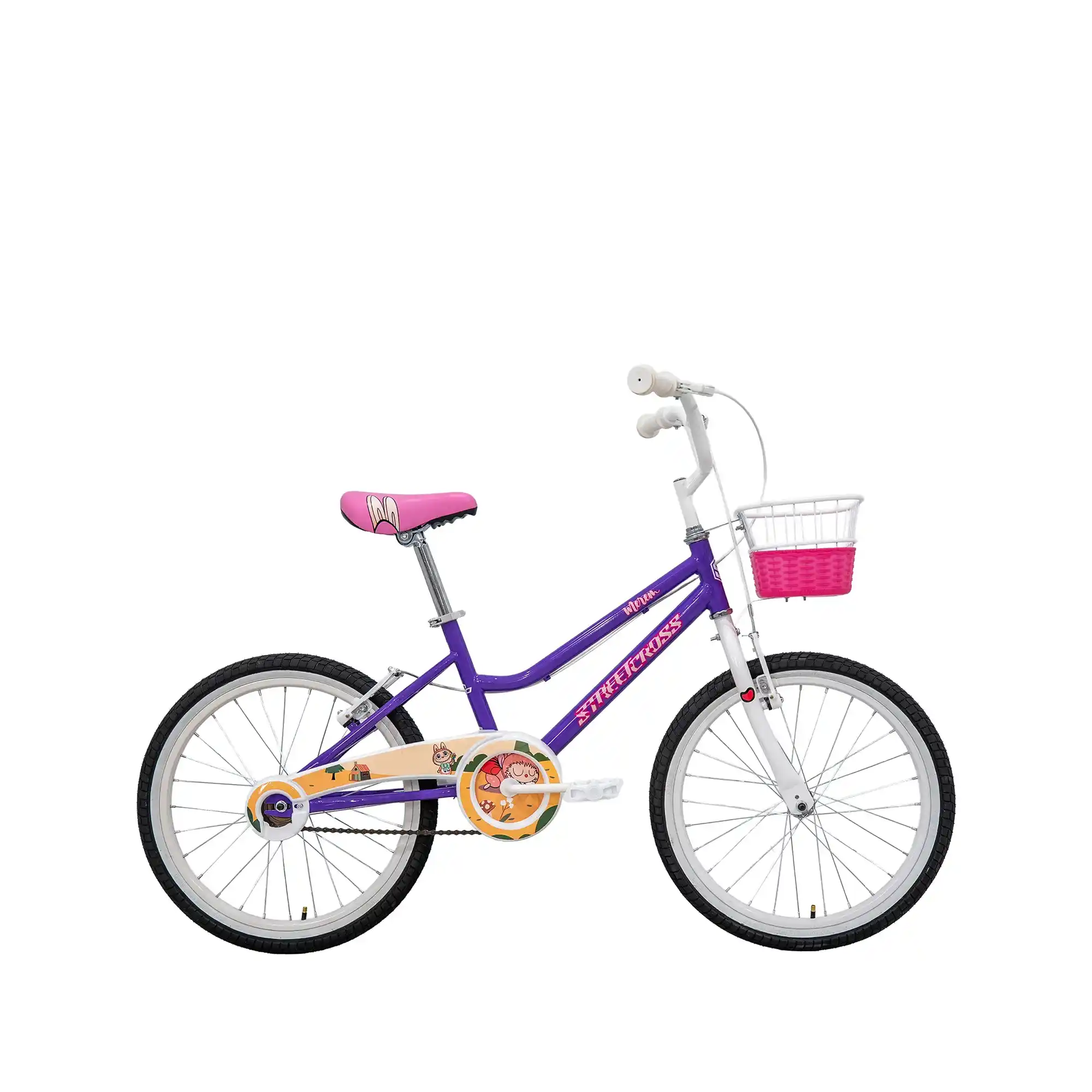 Bicicleta Veloci BMX Street Cross Meren Niña Morado