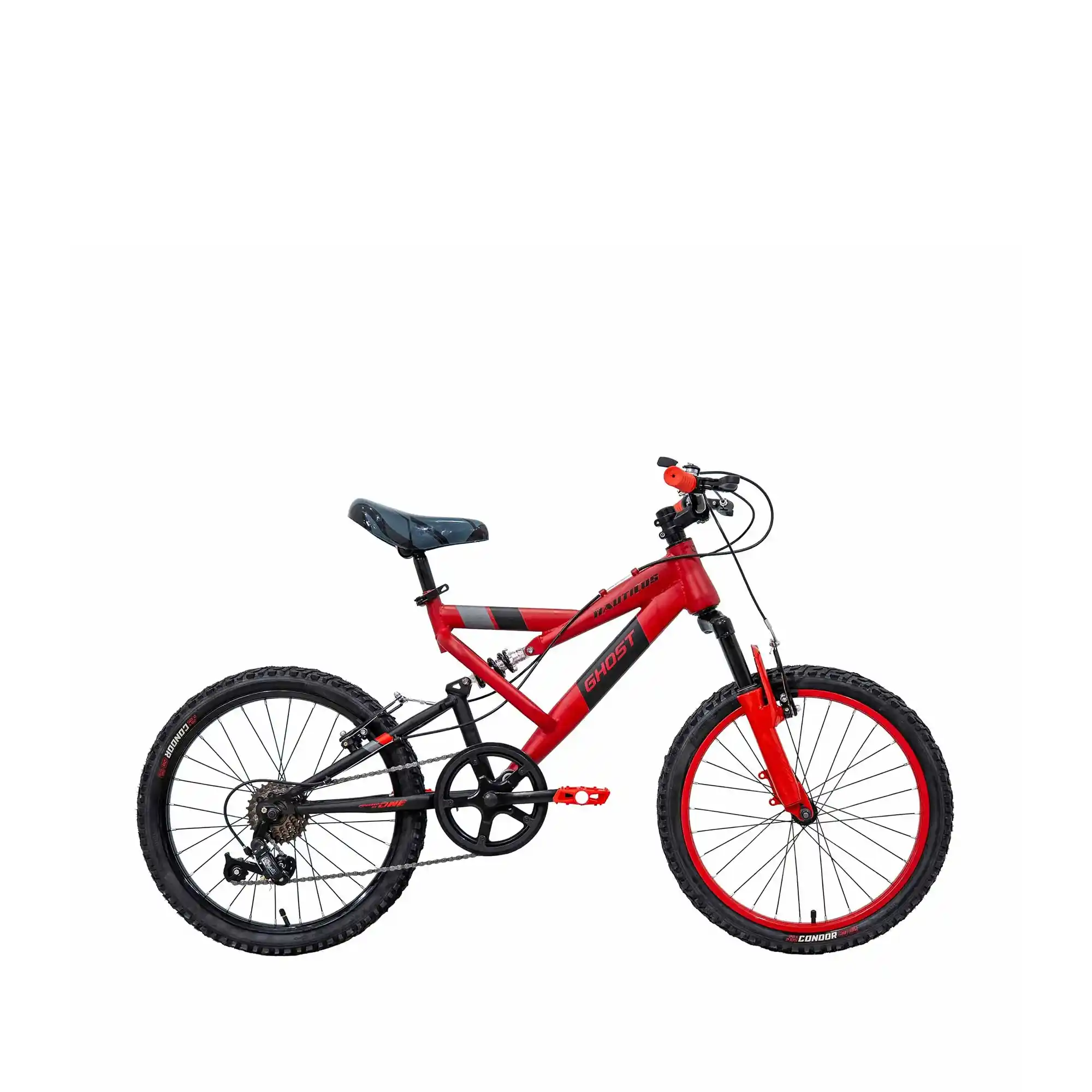 Bicicleta Ghost Montaña Nautilus Unisex Rojo