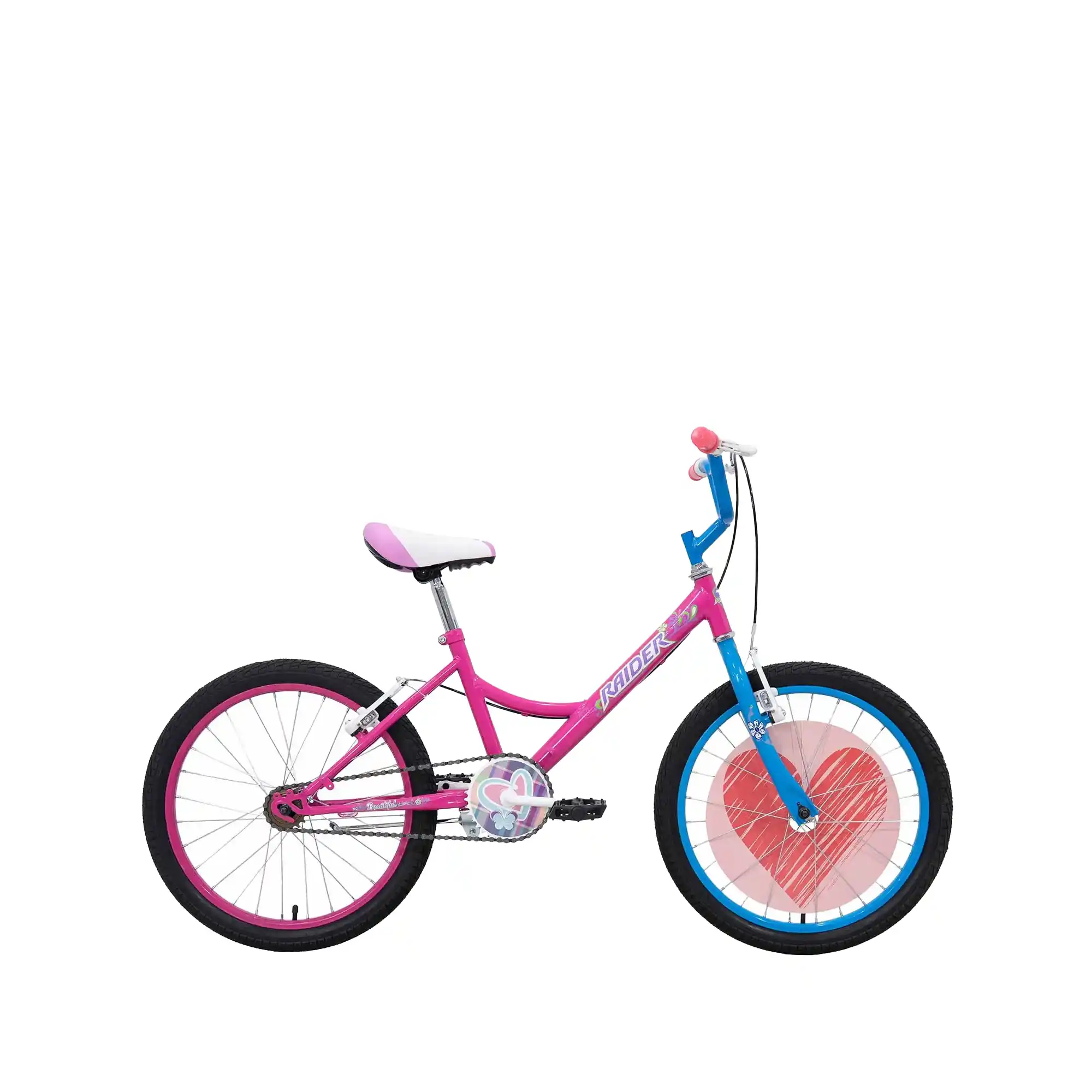 Bicicleta Veloci BMX Raider Beautiful Niña Rosa/Azul