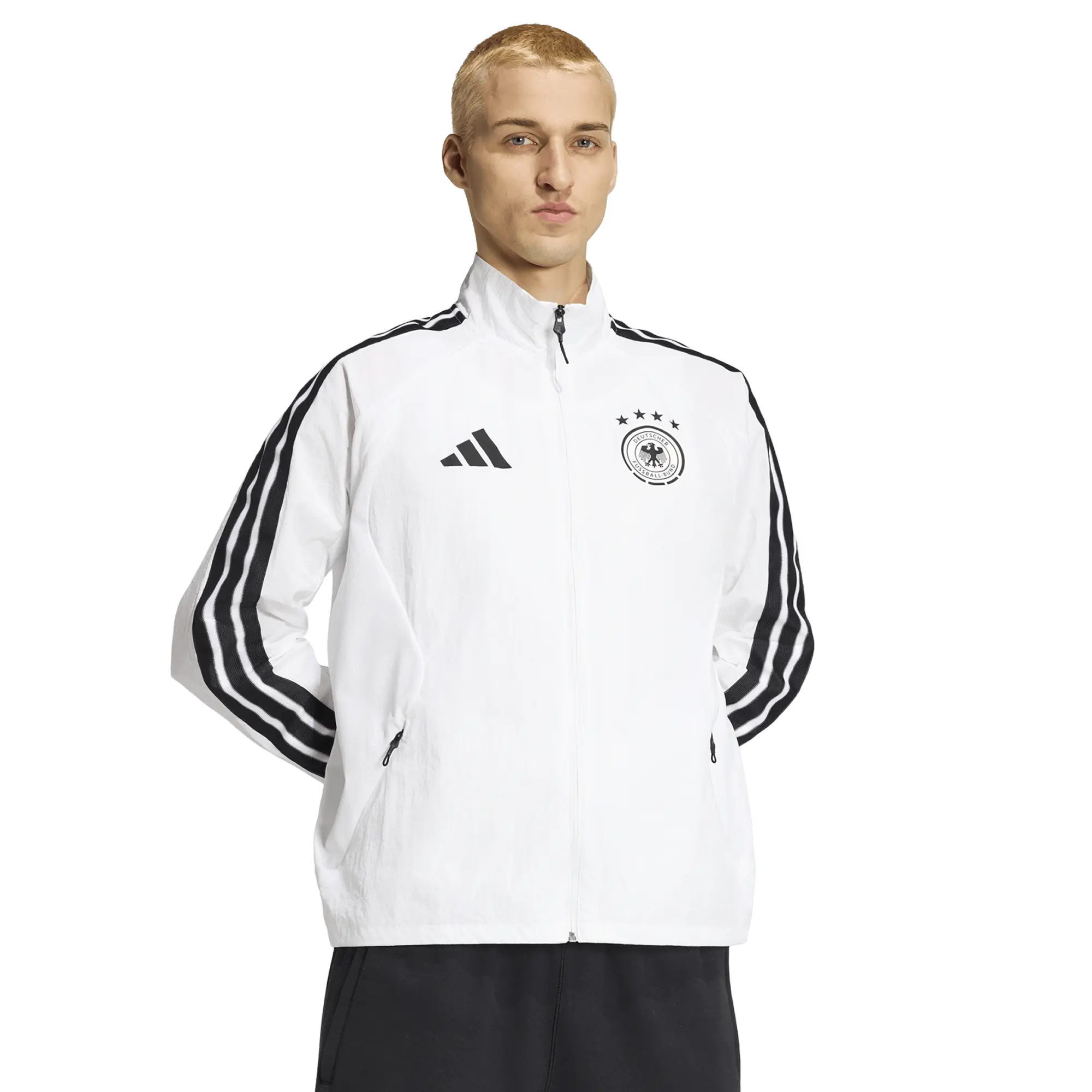 Chamarra adidas Futbol Alemania Hombre JZ9339