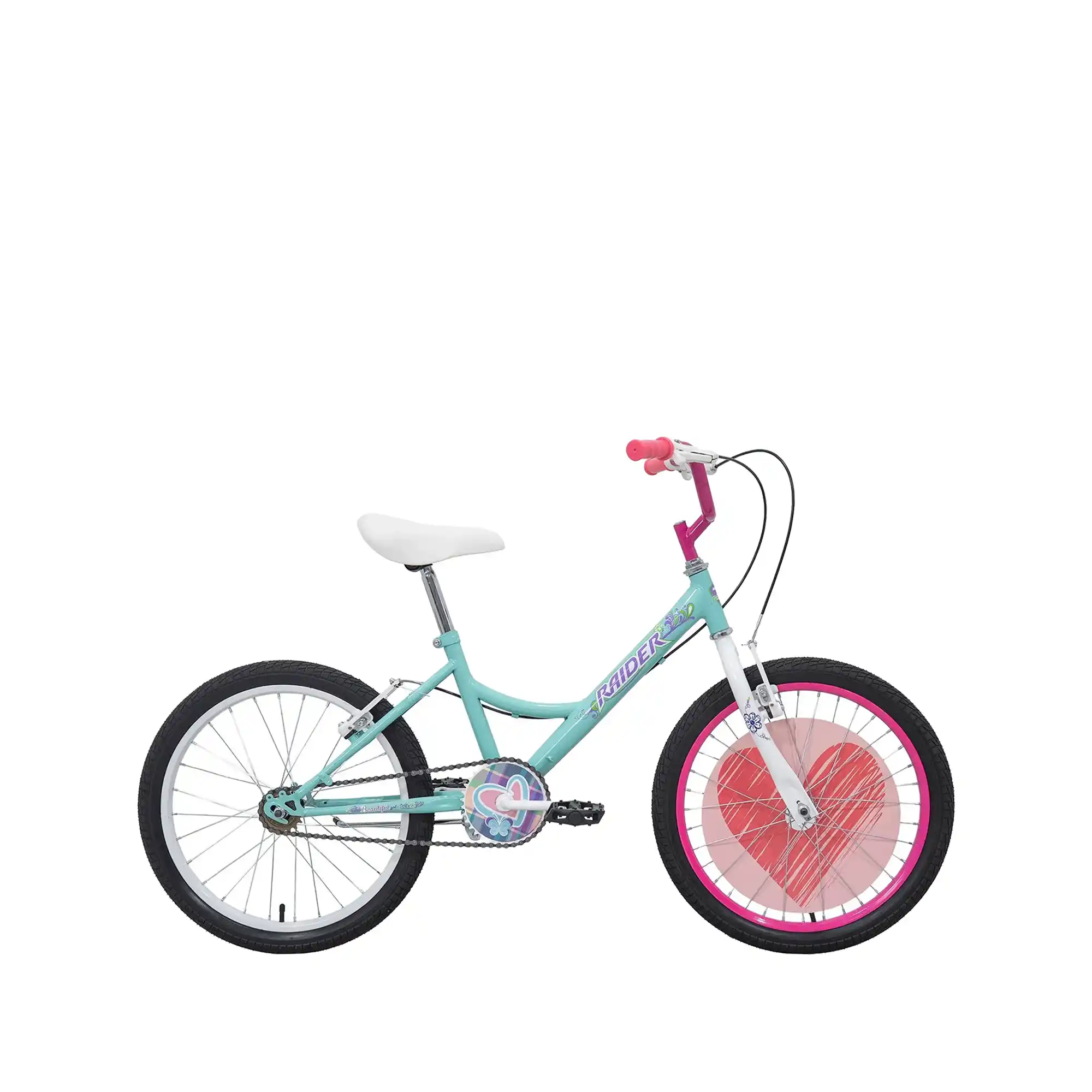 Bicicleta Veloci BMX Raider Beautiful Niña Turqueza
