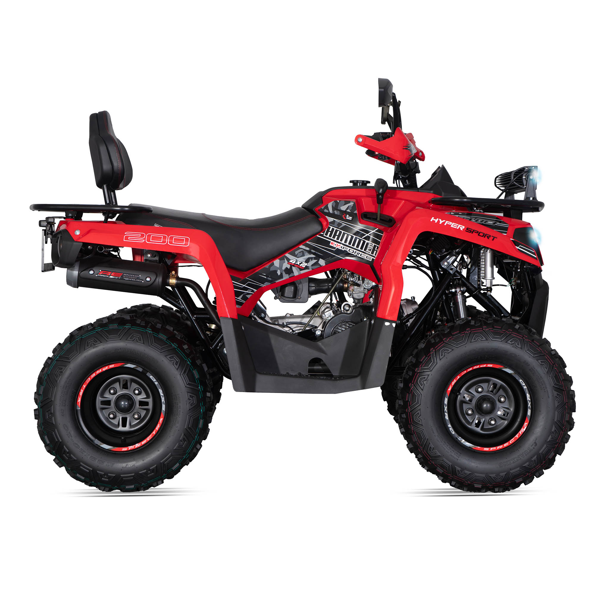 Cuatrimoto Veloci Hammer KX Force 200 Rojo 2024