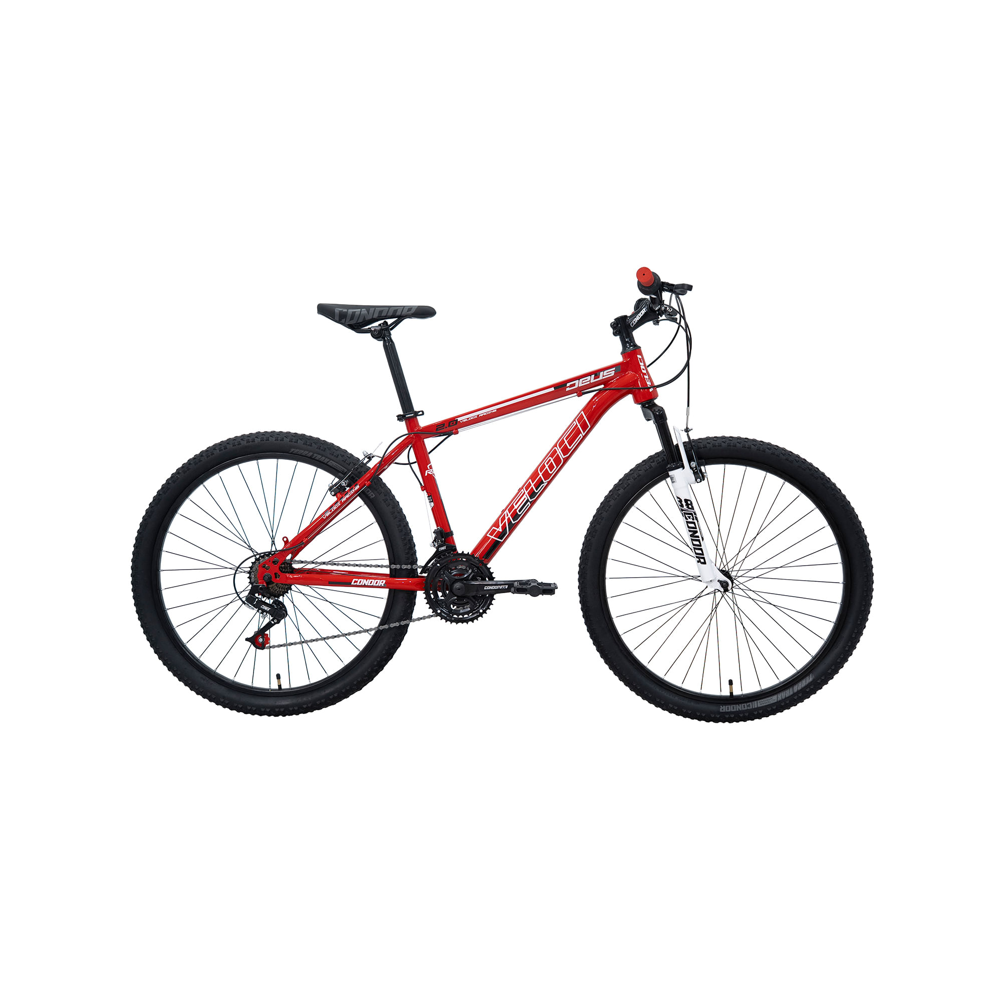 Bicicleta Veloci Montaña Deus 2.0 Unisex Rojo
