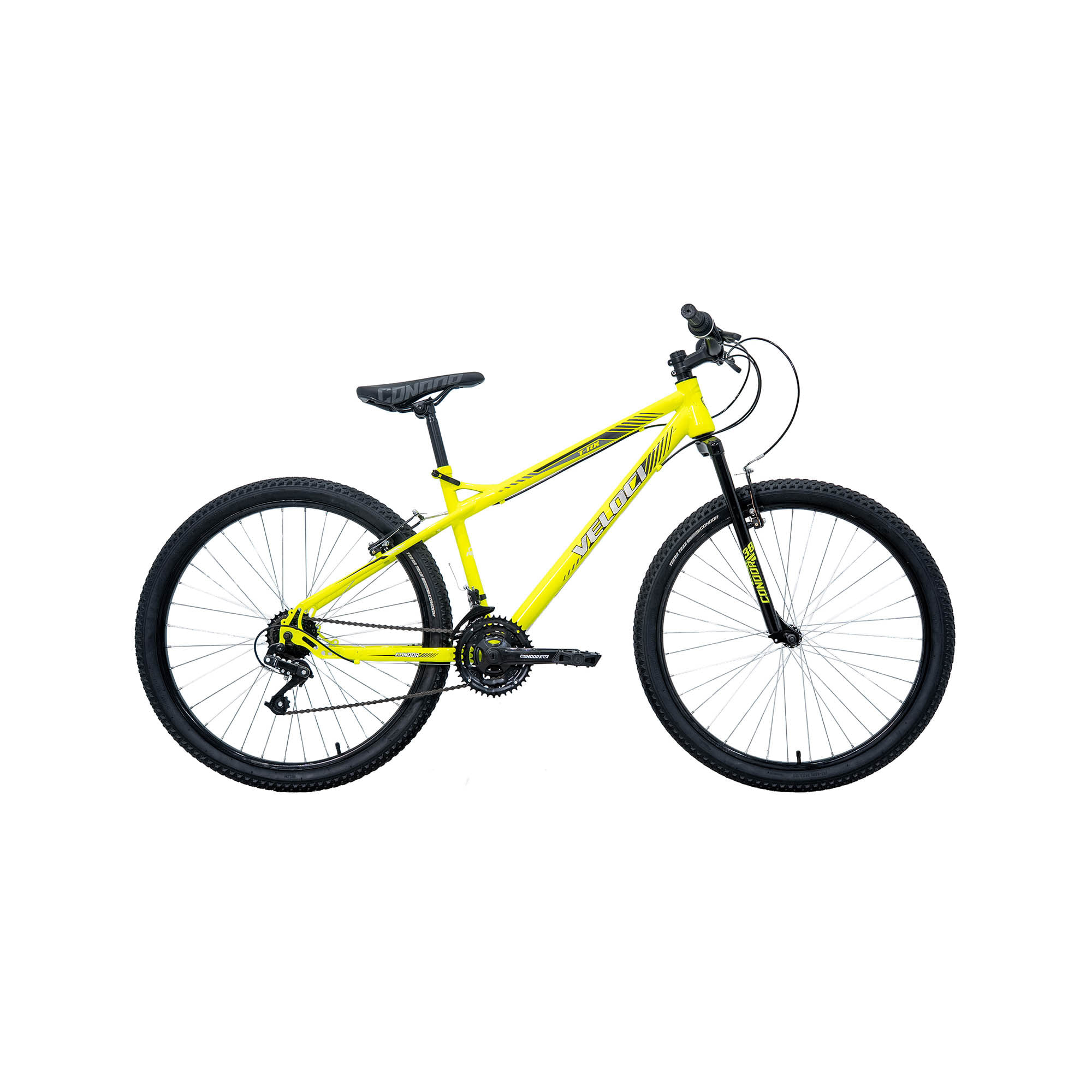 Bicicleta Veloci Montaña TRX M/Rig Unisex Amarillo