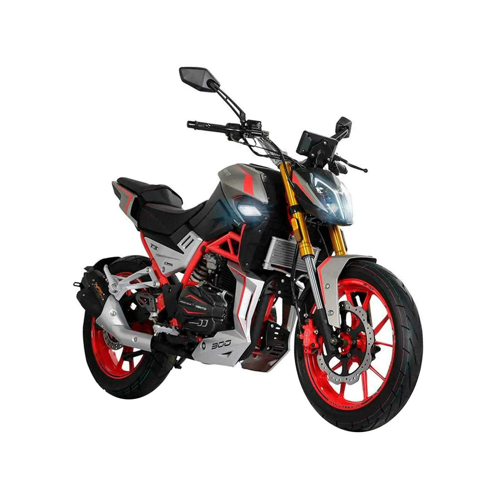 Motocicleta Vento Nitrox 300 T3 Rojo 2026