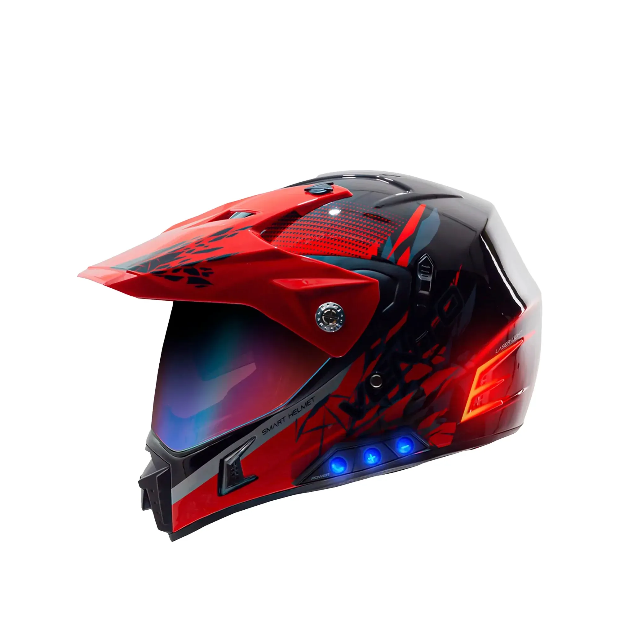 Casco Motocicleta Vento CRV1 Bluetooth Multicolor