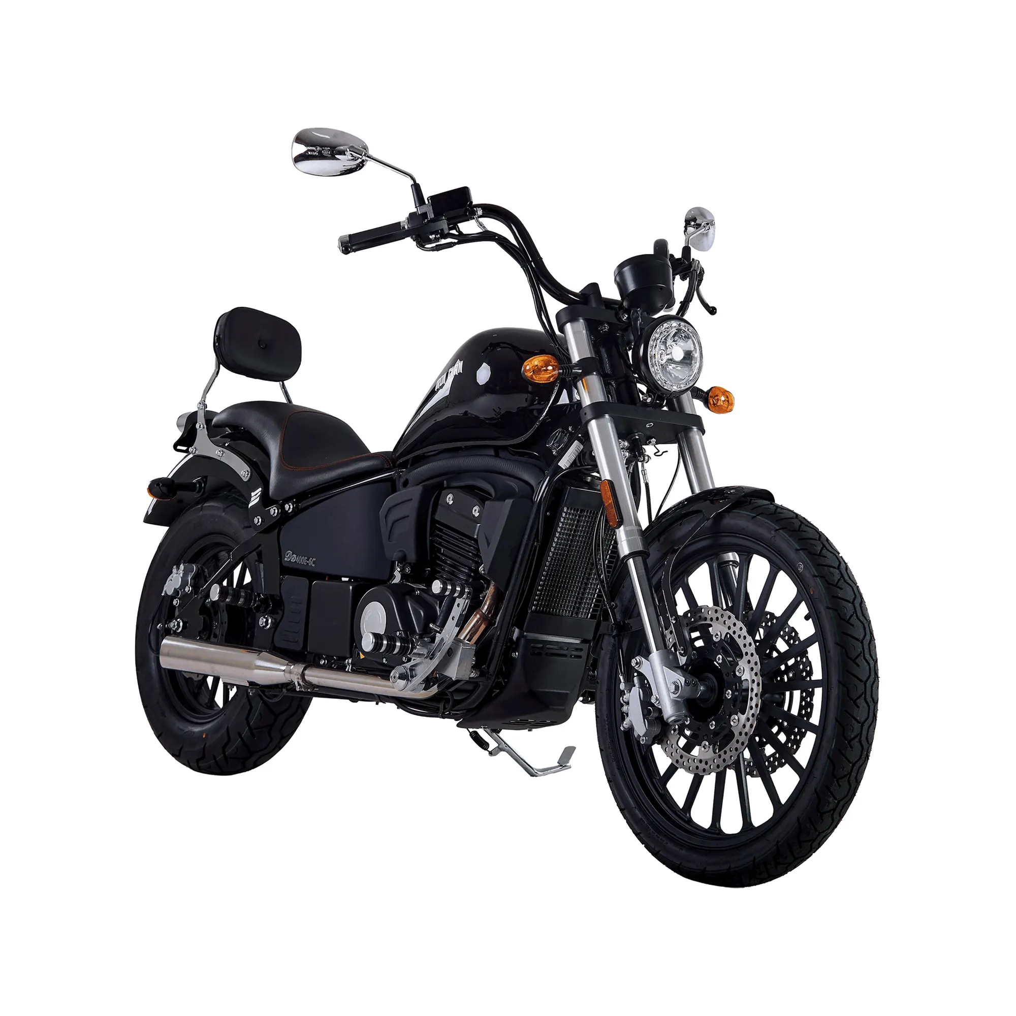 Motocicleta Iron Clan Chopper Daytona Sport 400 Negro