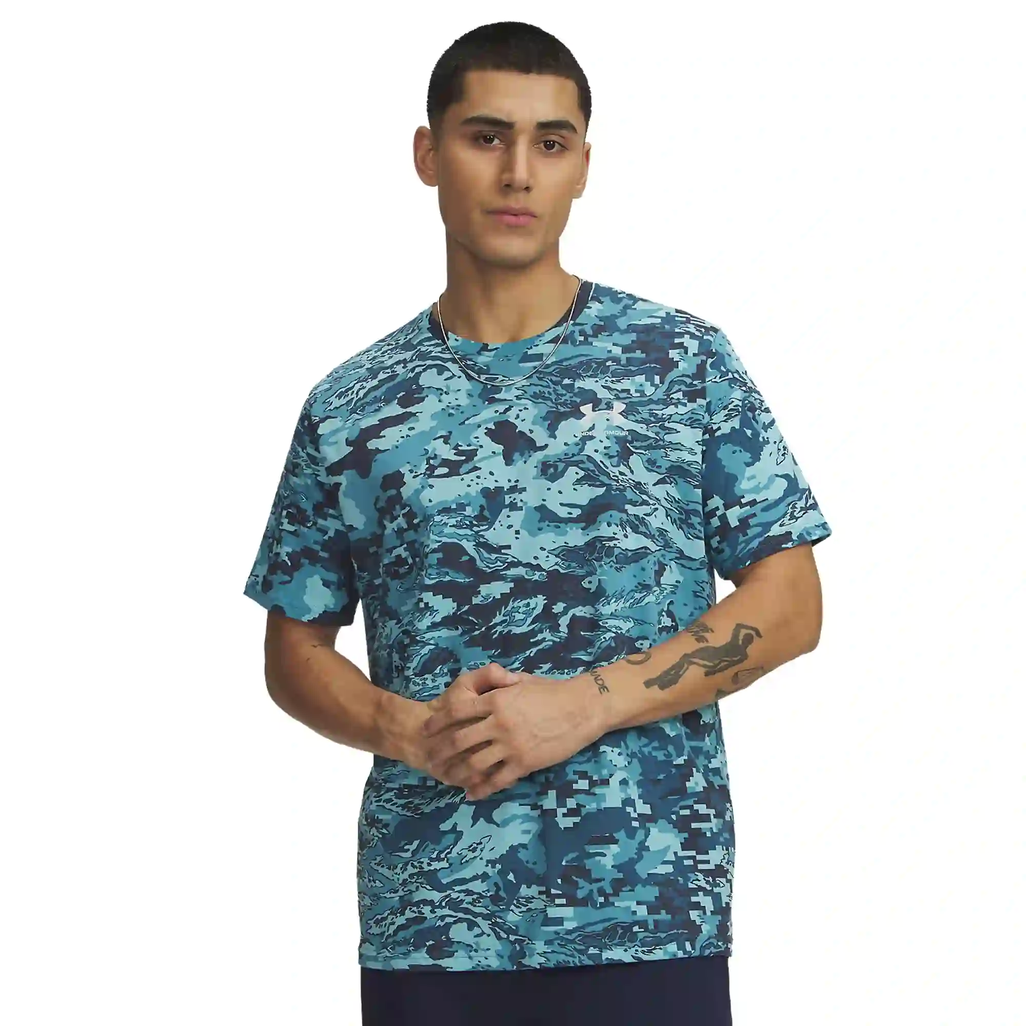 Playera Under Armour Entrenamiento ABC Camo Hombre 1357727-498