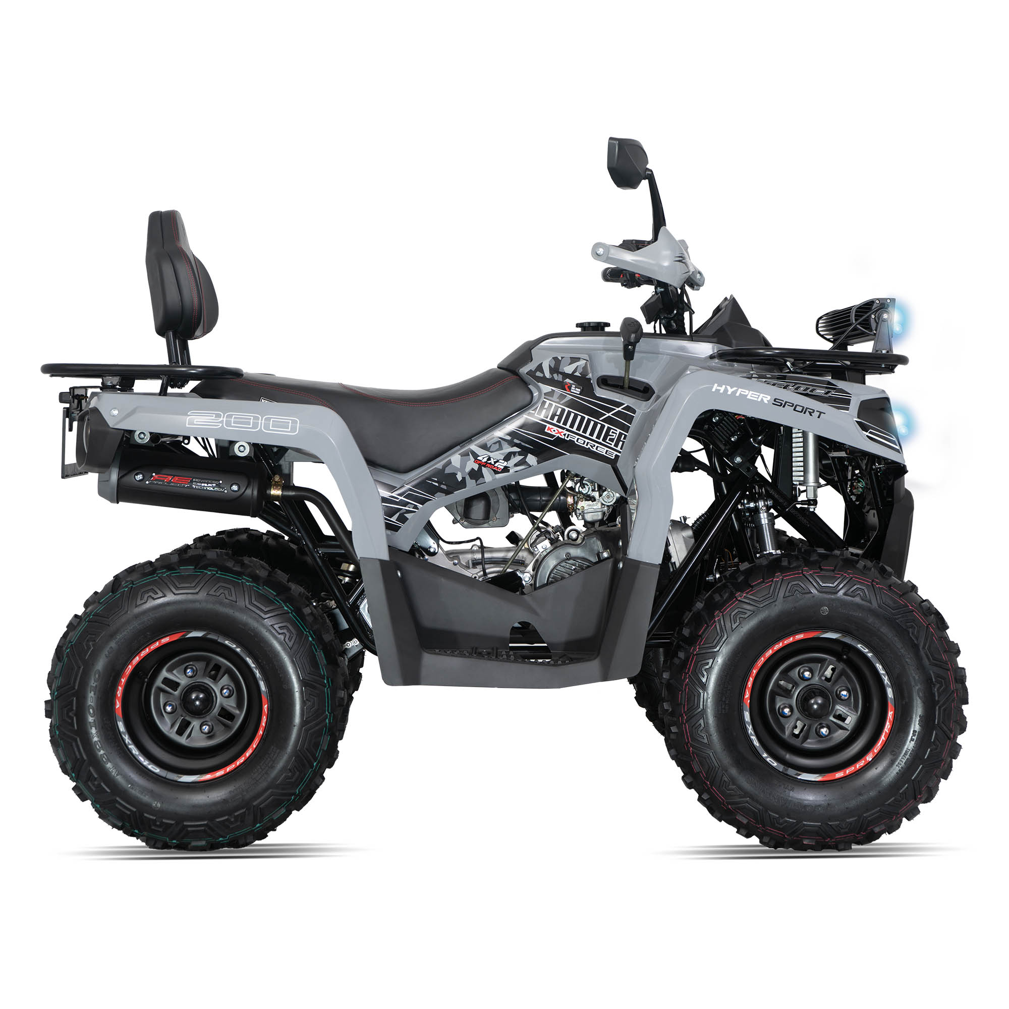 Cuatrimoto Veloci Hammer KX Force 200 Gris 2024