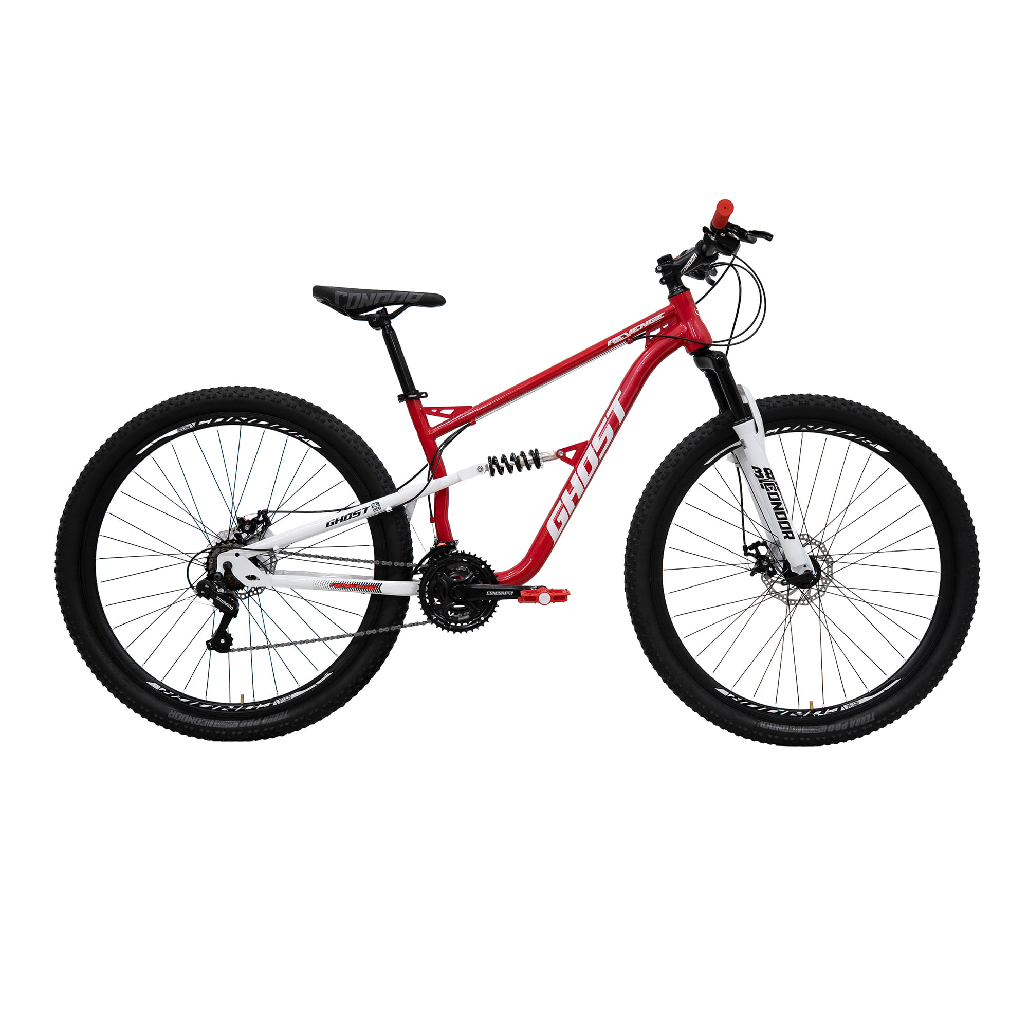 Bicicleta Ghost Montaña Revenge Unisex Rojo