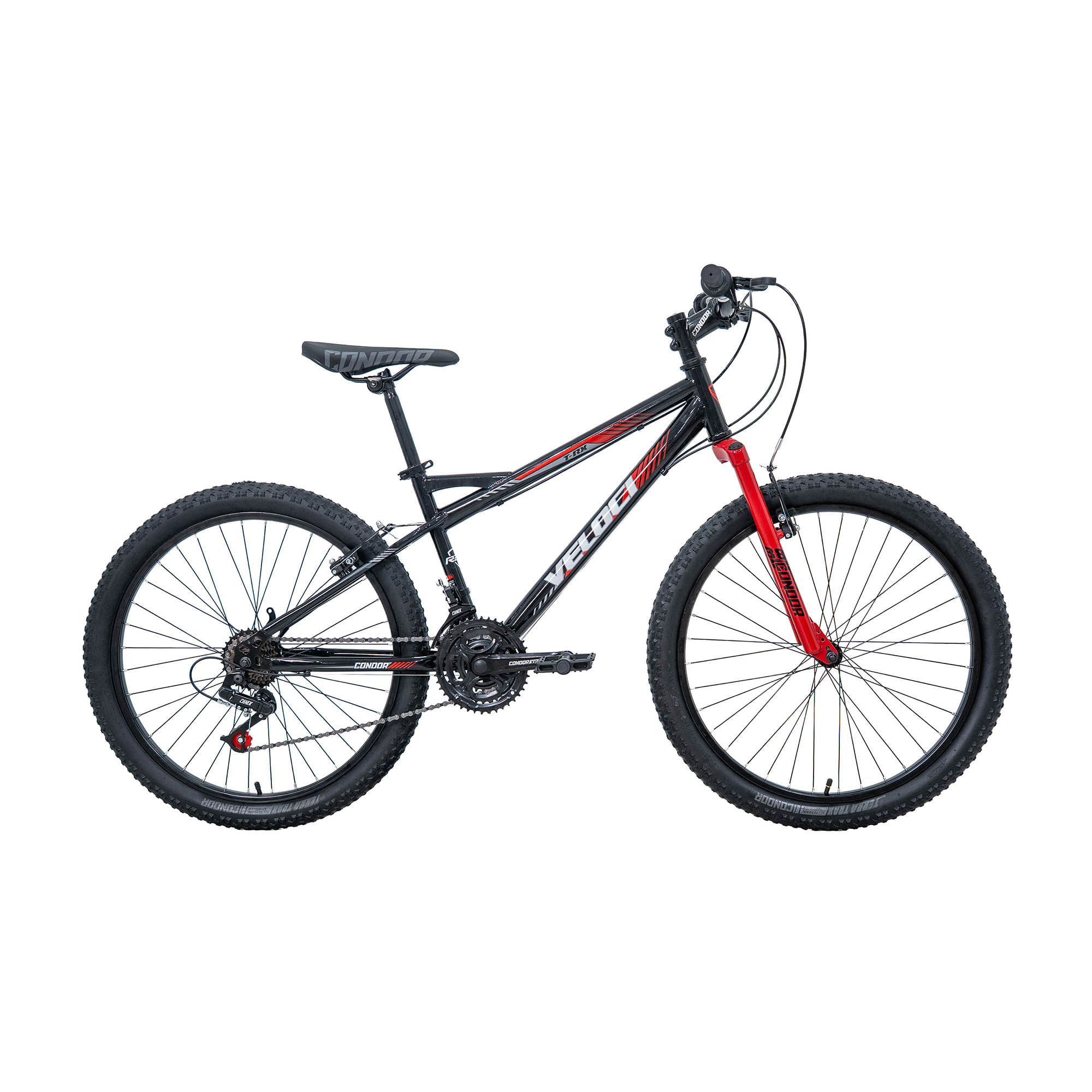 Bicicleta Veloci Montaña TRX M/Rig Unisex Negro