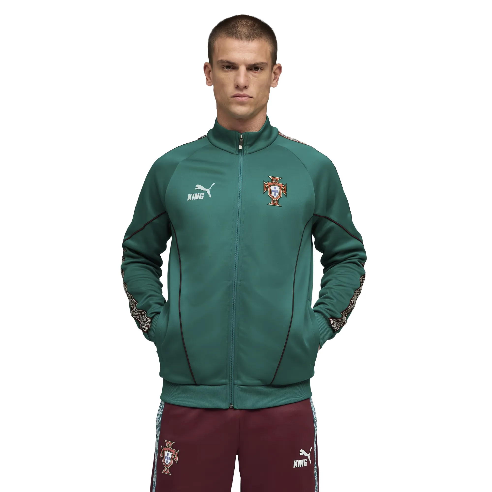Chamarra Puma Futbol Portugal KING Anthem Hombre 784833 23