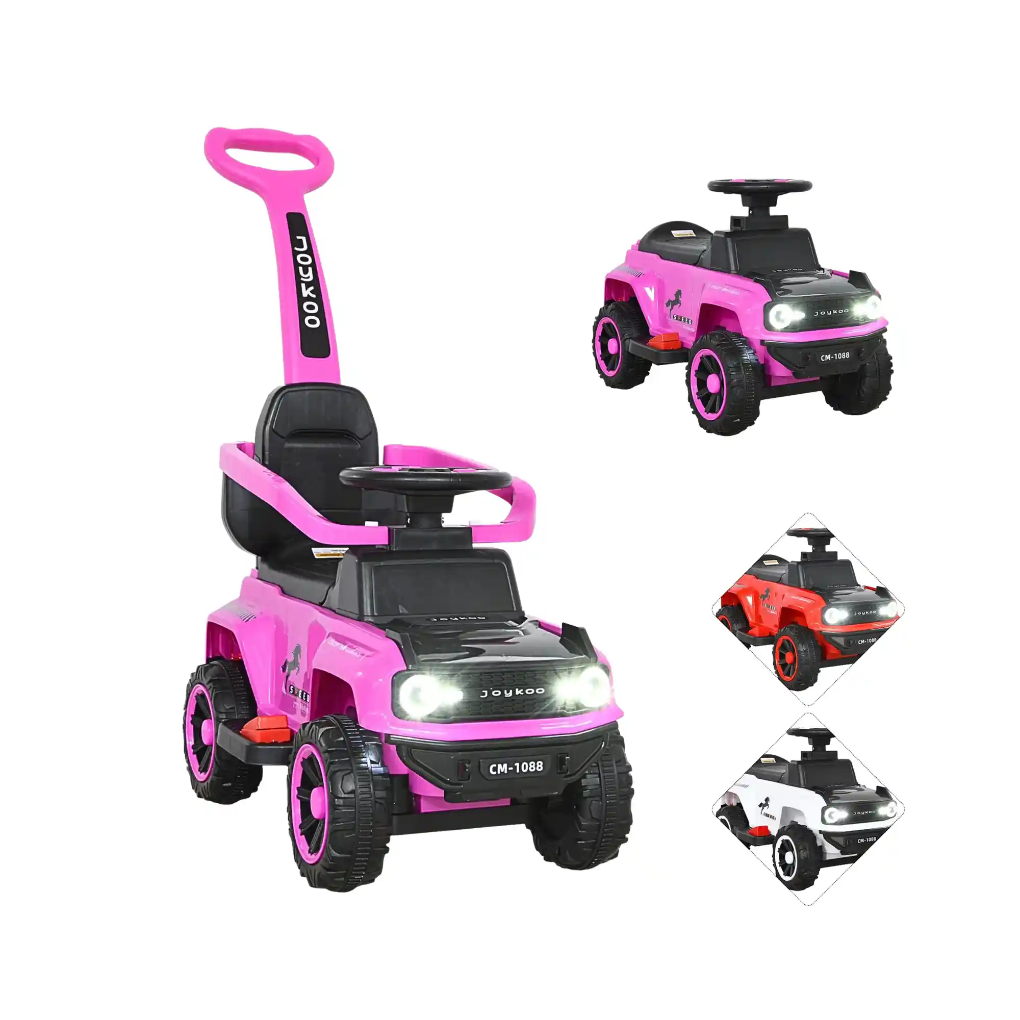 Montable Eléctrico Joykoo Híbrido Infantil CM-1088 Rosa