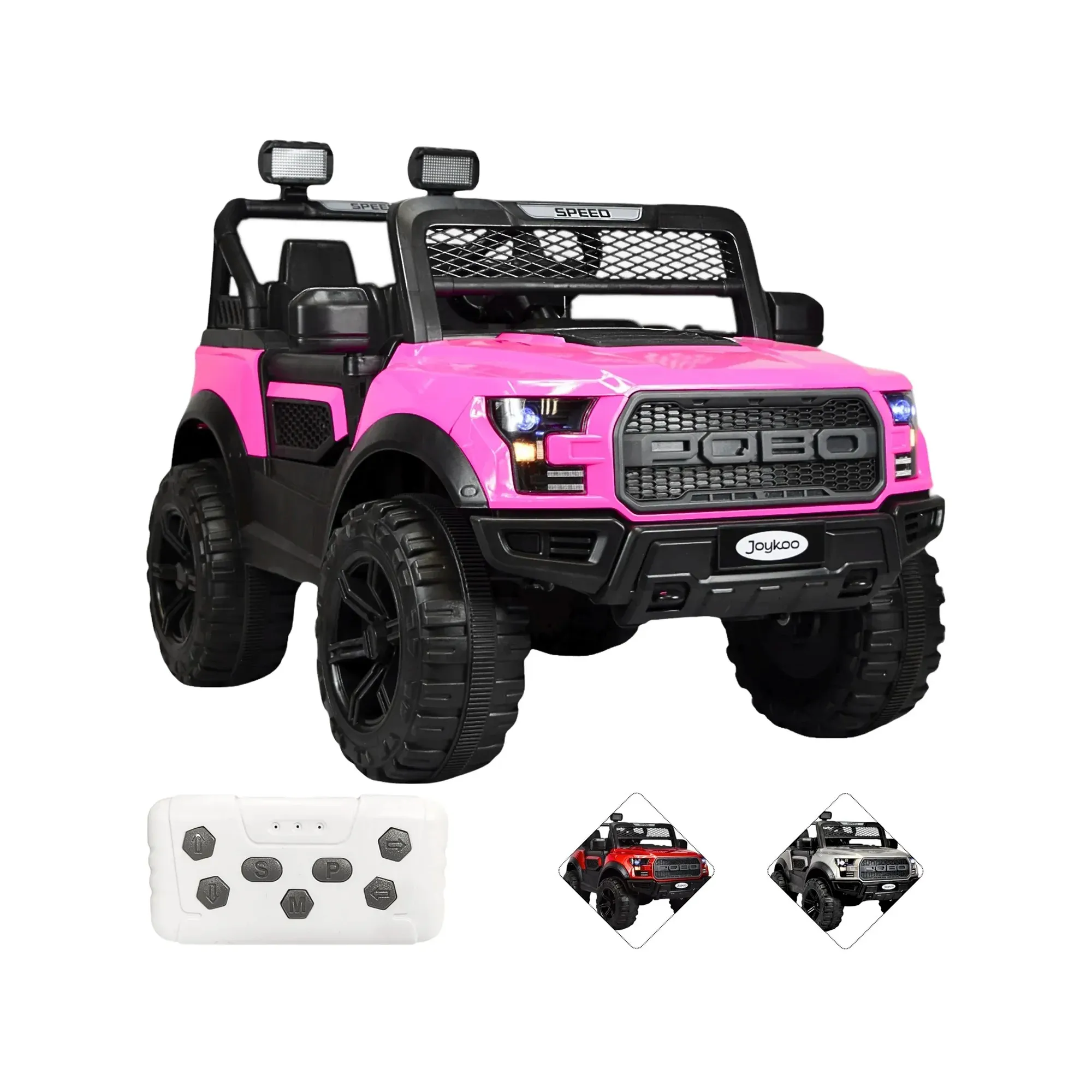 Montable Eléctrico Joykoo Raptor Luz Led 12V RS Infantil Unisex