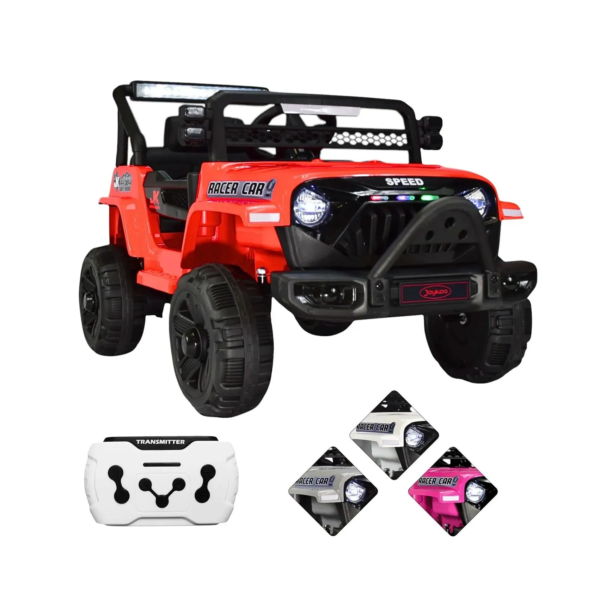 Montable Eléctrico Joykoo Camioneta 3 Velocidades 12V RJ Infantil Unisex