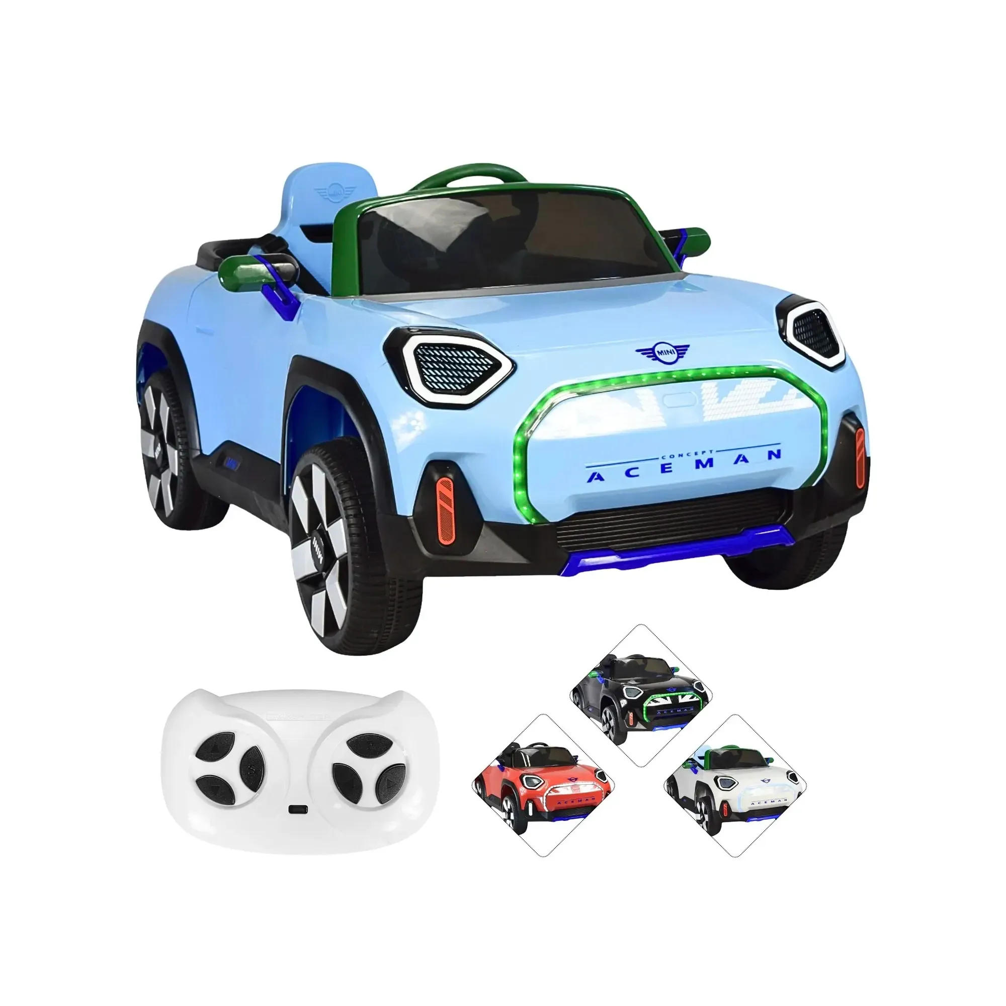 Montable Eléctrico Joykoo Mini Aceman 12V AZ Infantil Unisex