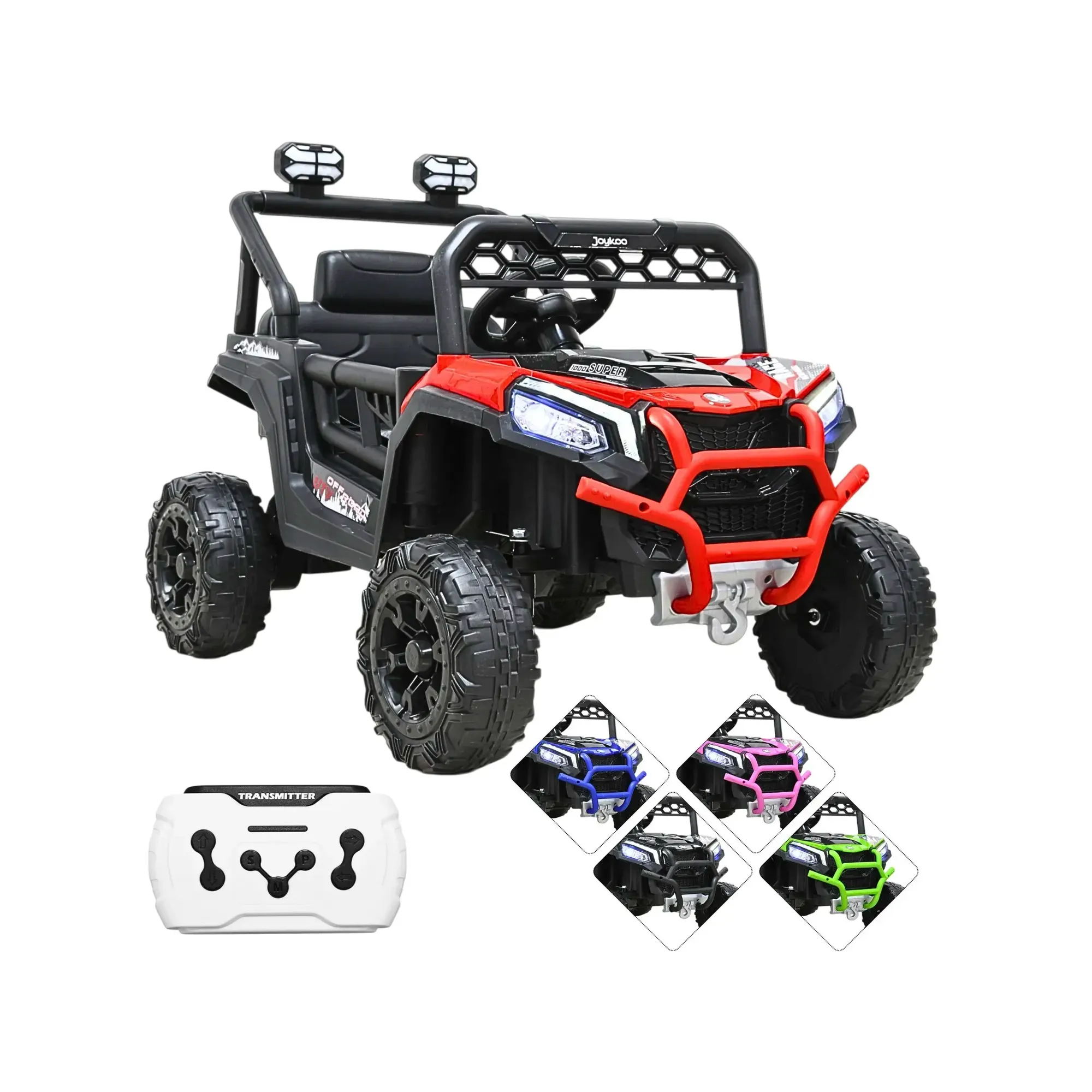 Montable Eléctrico Joykoo 4x2 Infantil CM-3104 Rojo