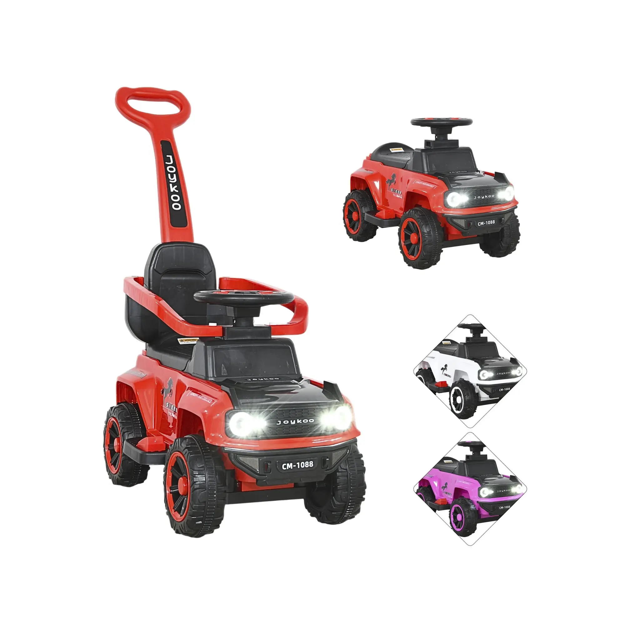 Montable Eléctrico Joykoo Híbrido Infantil CM-1088 Rojo