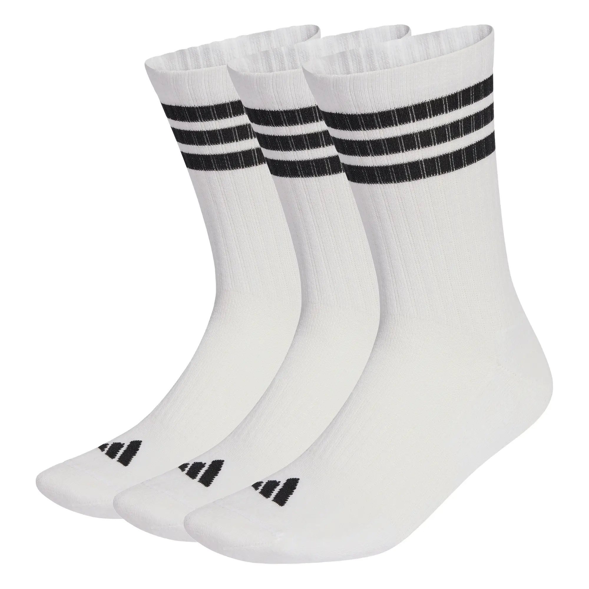 Calcetas Clásicos 3 Franjas Acolchados Paquete De Pares adidas Entrenamiento Unisex JZ0532