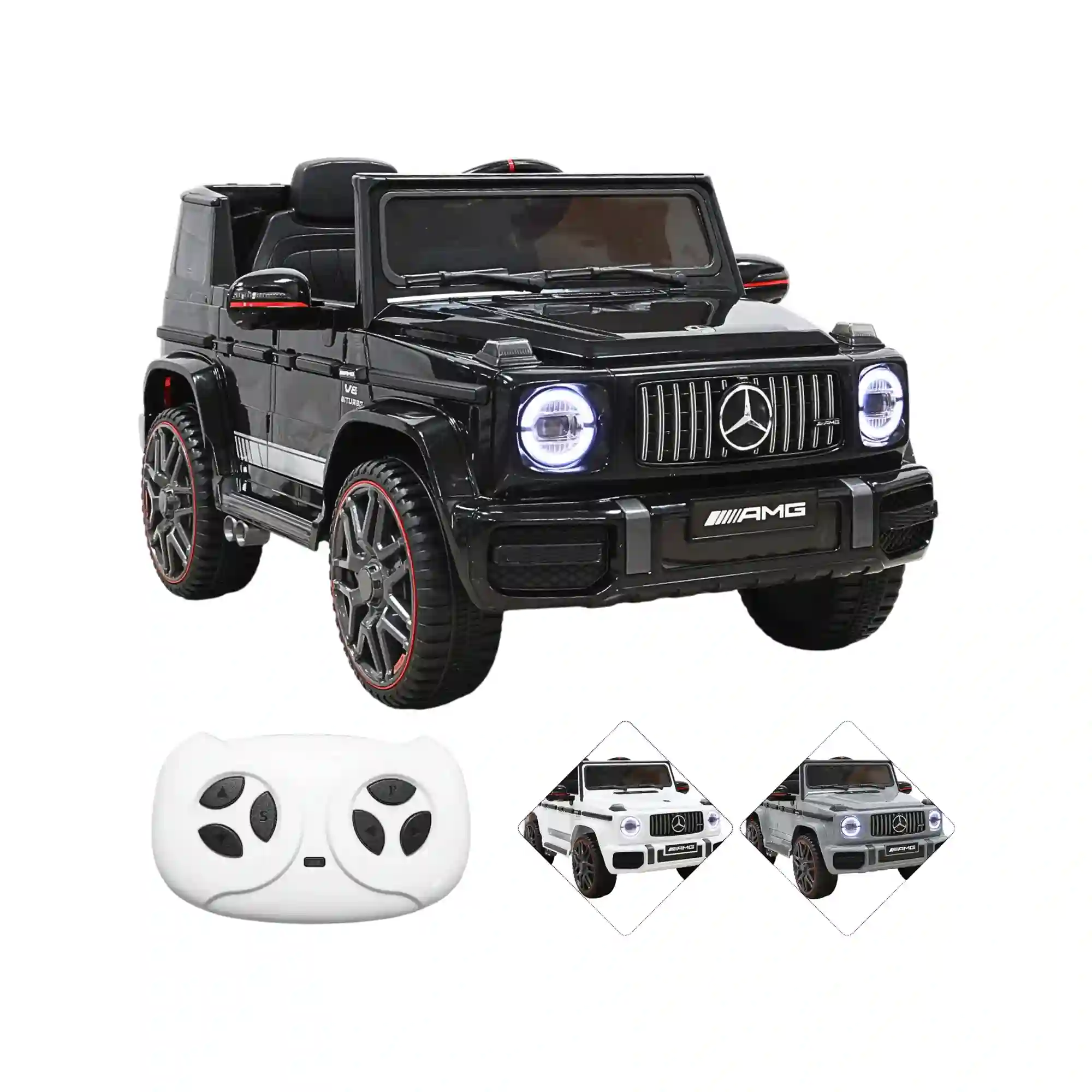 Montable Eléctrico Joykoo AMG Mercedes Benz G-63 Infantil AMG-G-63 Negro