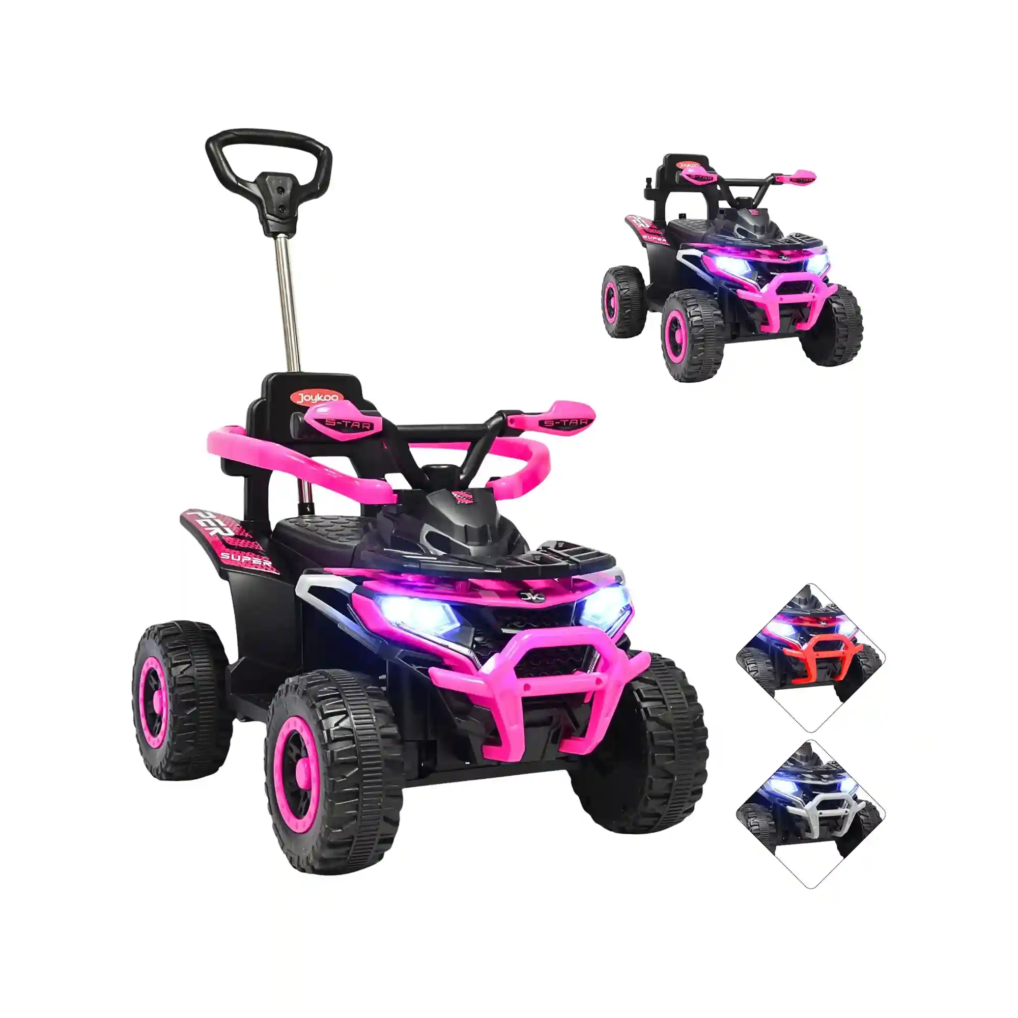 Montable Eléctrico Joykoo Híbrido Infantil CM-1086 Rosa