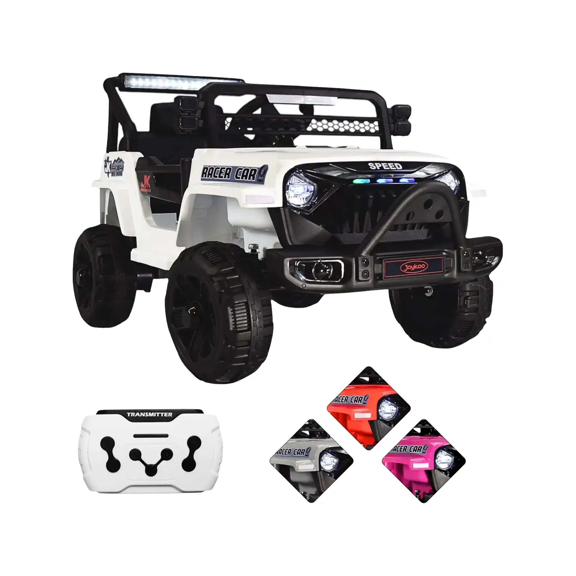 Montable Eléctrico Joykoo Camioneta 3 Velocidades 12V BL Infantil Unisex