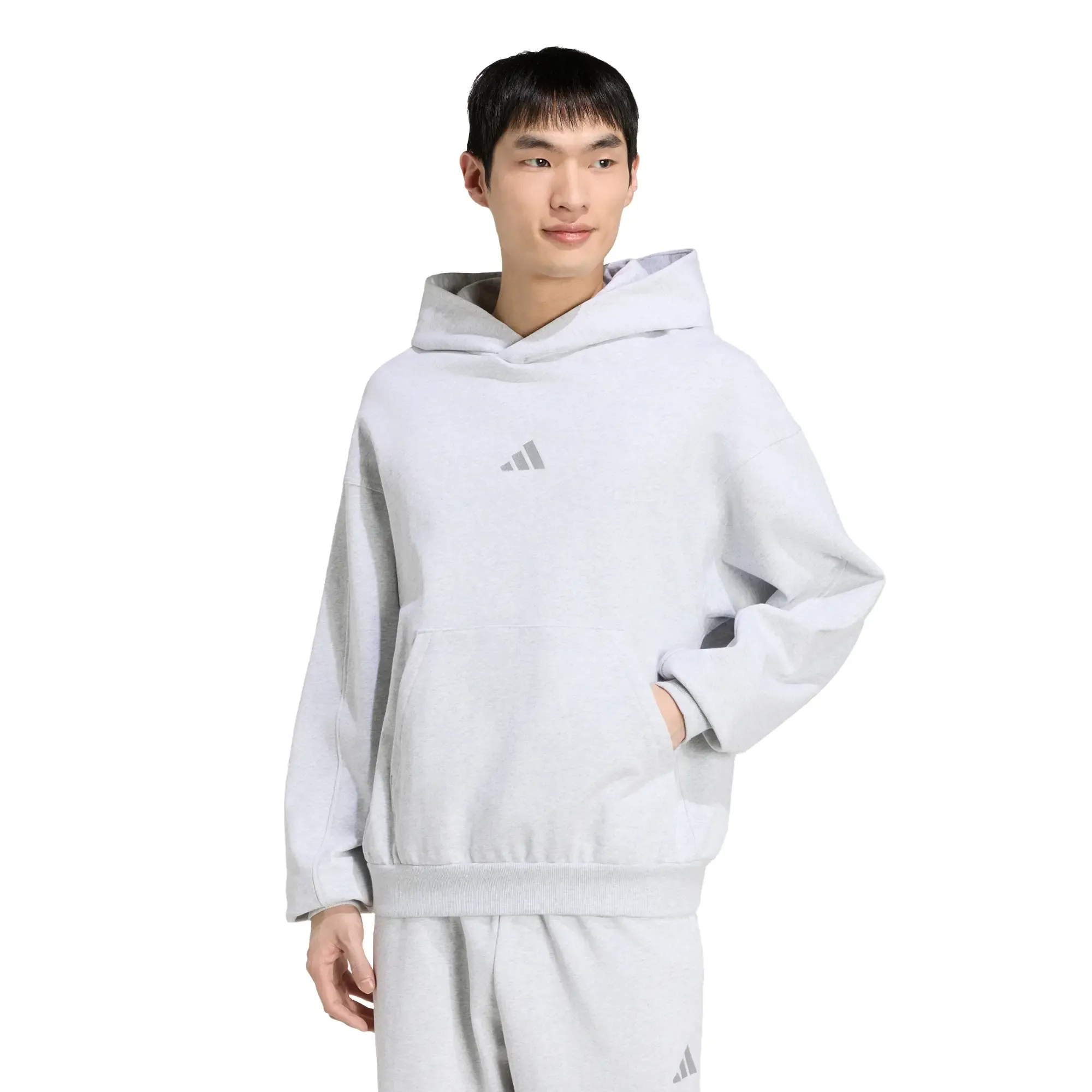 Sudadera Con Gorro KIT Logo Pequeño adidas Casual Unisex KW2310