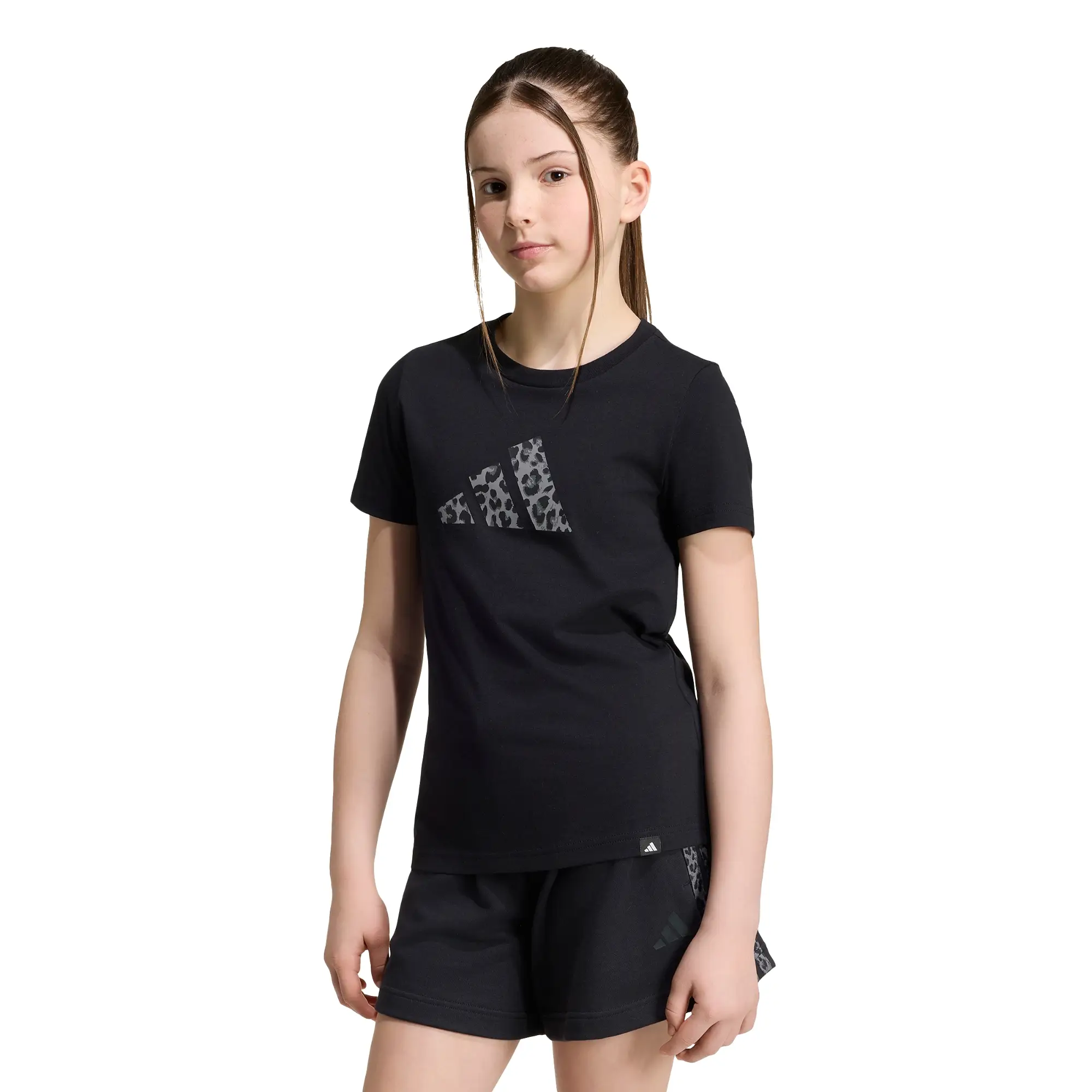 Playera Graphic Animal Print Niña adidas Entrenamiento Unisex KQ7009