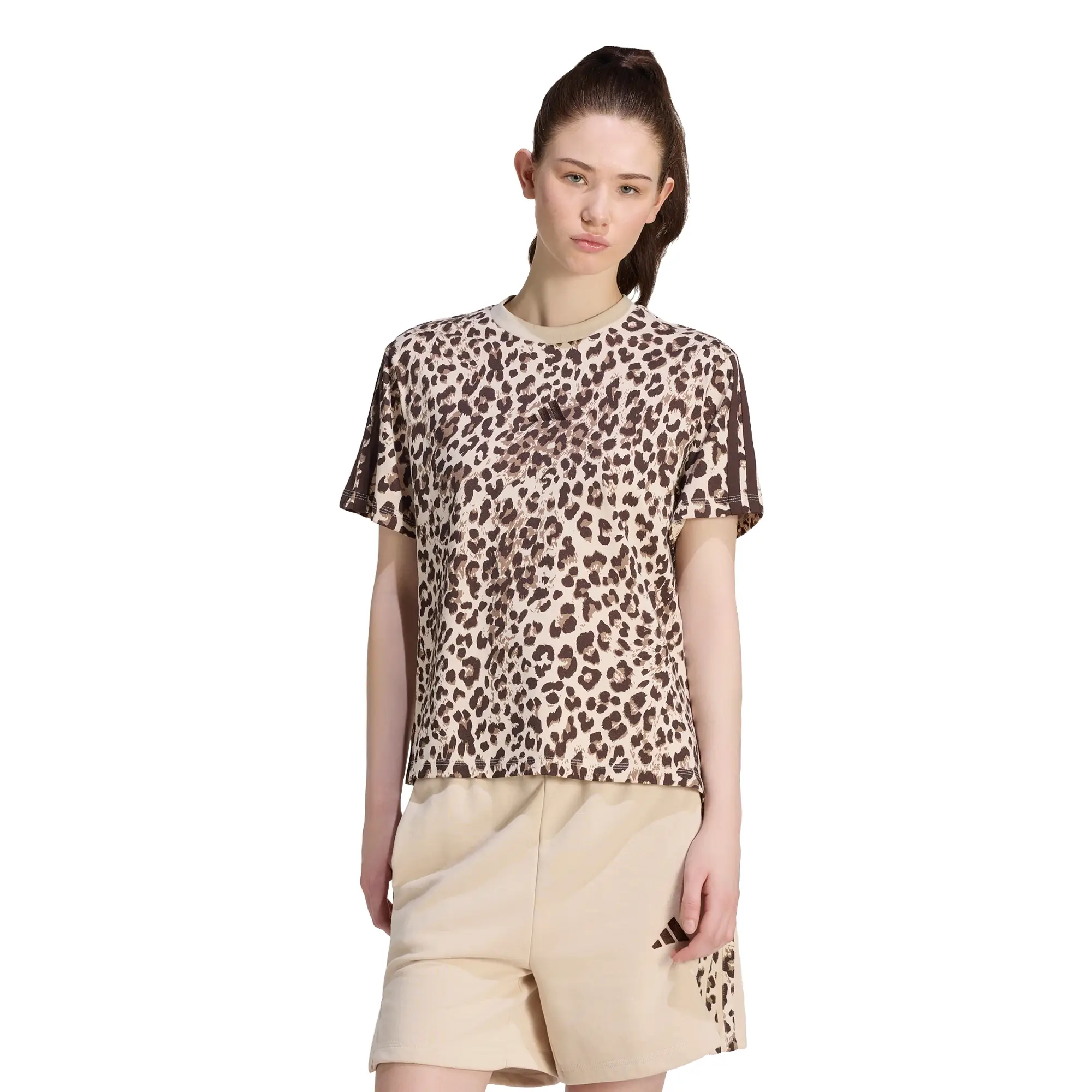 Playera Seasonal Essentials Estampado Animal Print adidas Casual Unisex KH1549