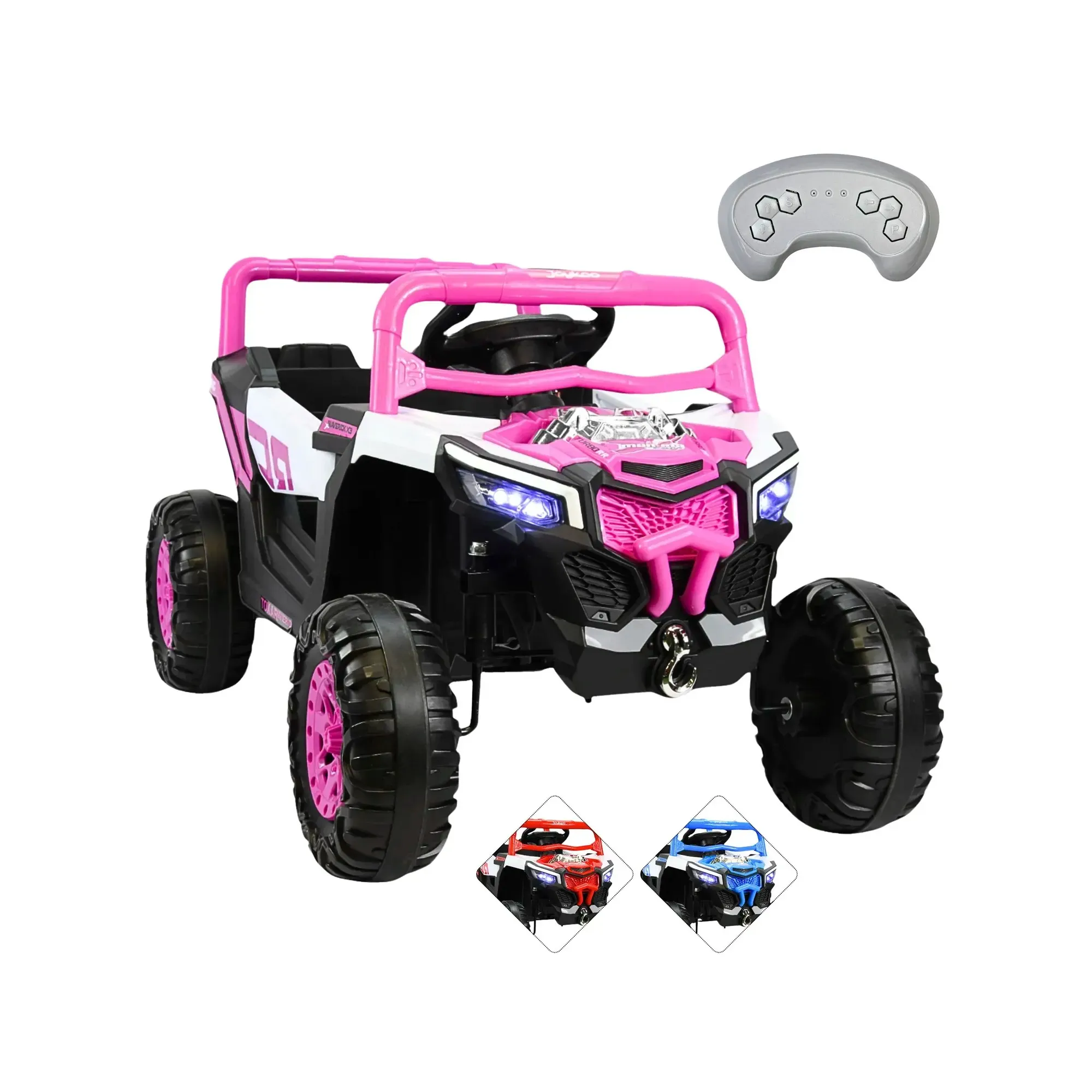Montable Eléctrico Joykoo Mini 4x4 Infantil CM-3136 Rosa