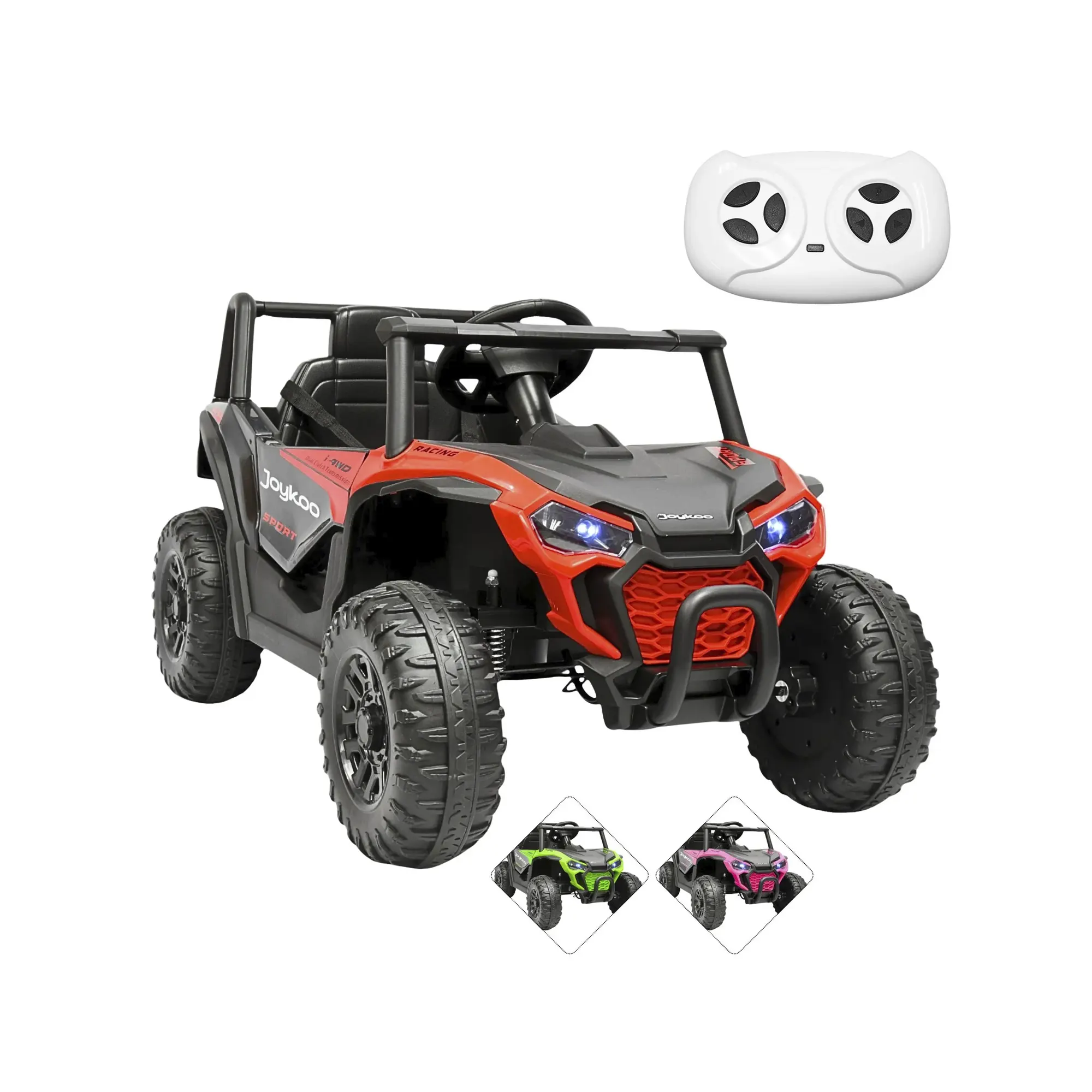 Montable Eléctrico Joykoo UVT-001 Remoto Infantil CM-3146 Rojo