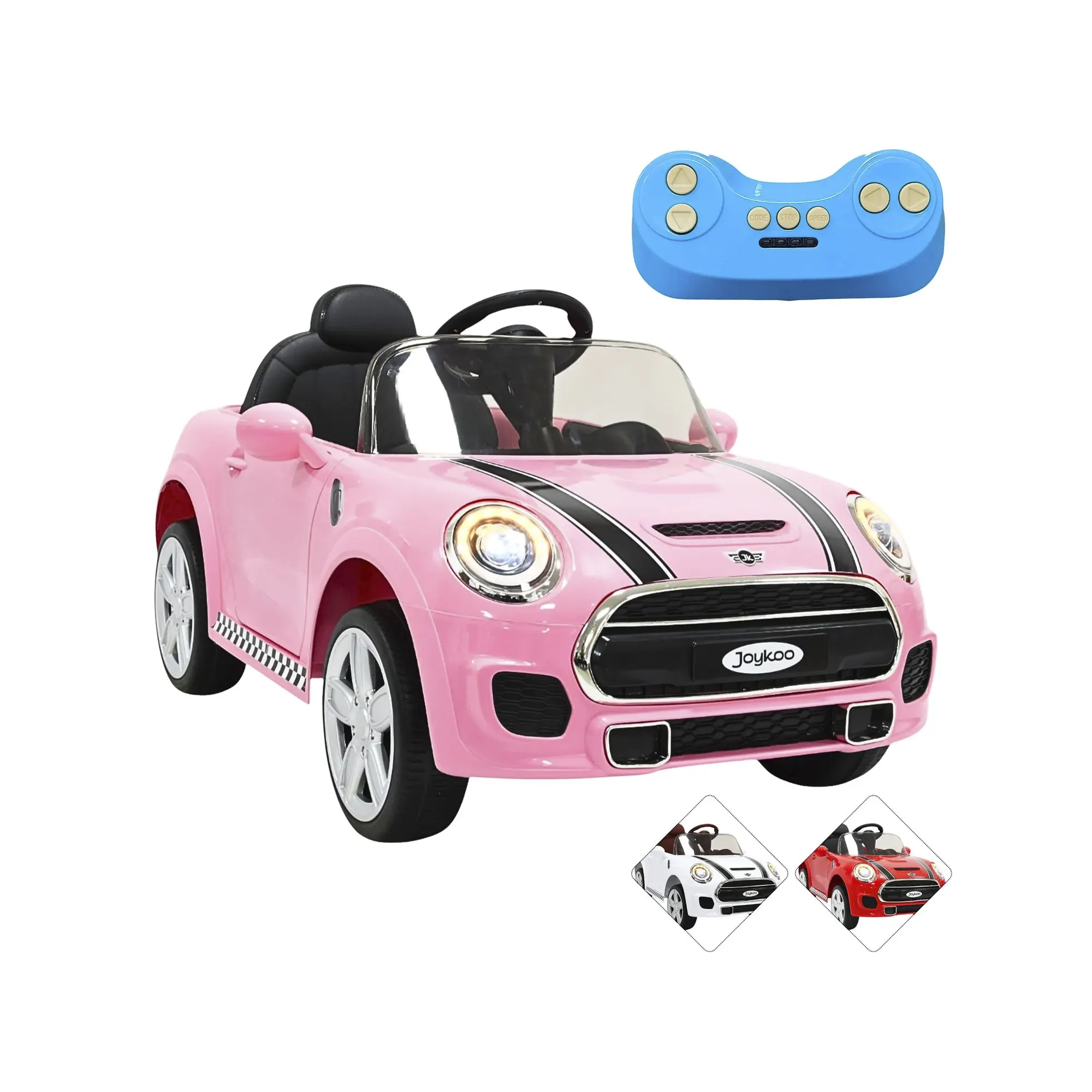 Montable Eléctrico Joykoo Remoto Infantil CM-4166 Rosa
