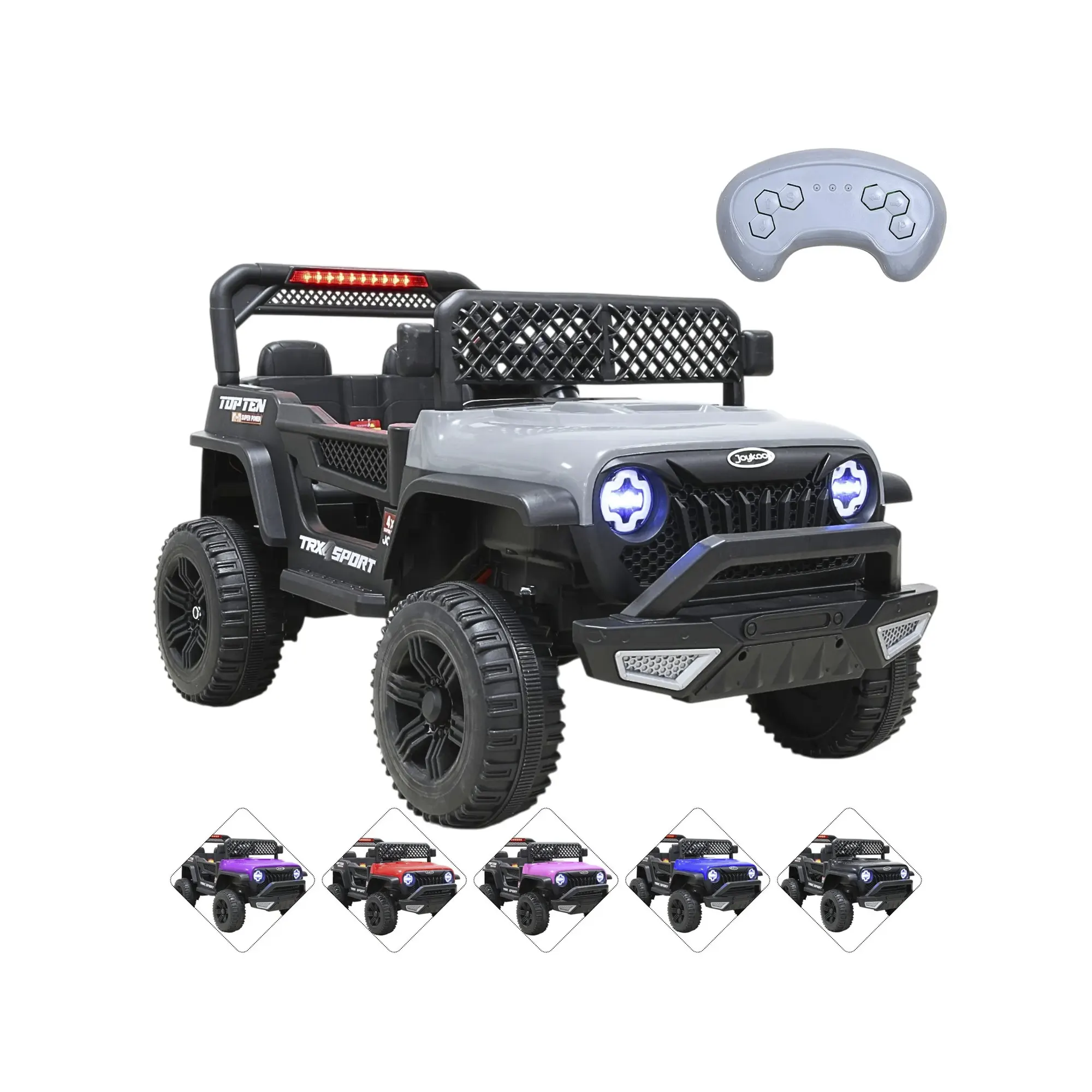 Montable Eléctrico Joykoo Remoto Infantil CM-3458 Gris