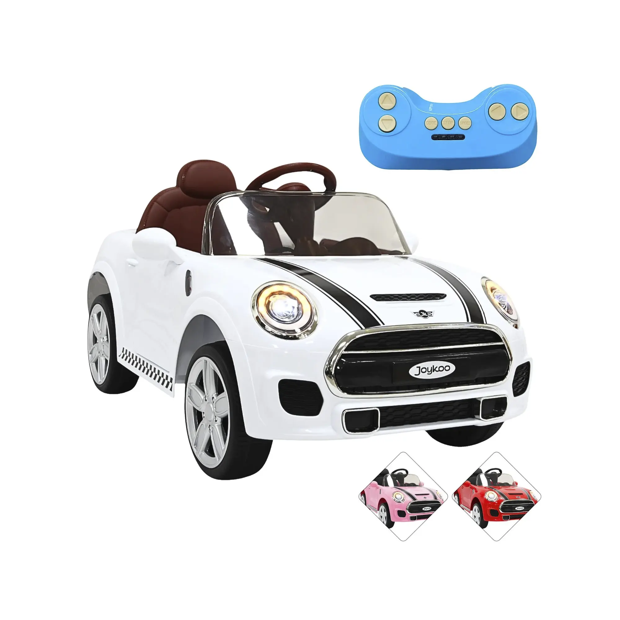 Montable Eléctrico Joykoo Remoto Infantil CM-4166 Blanco