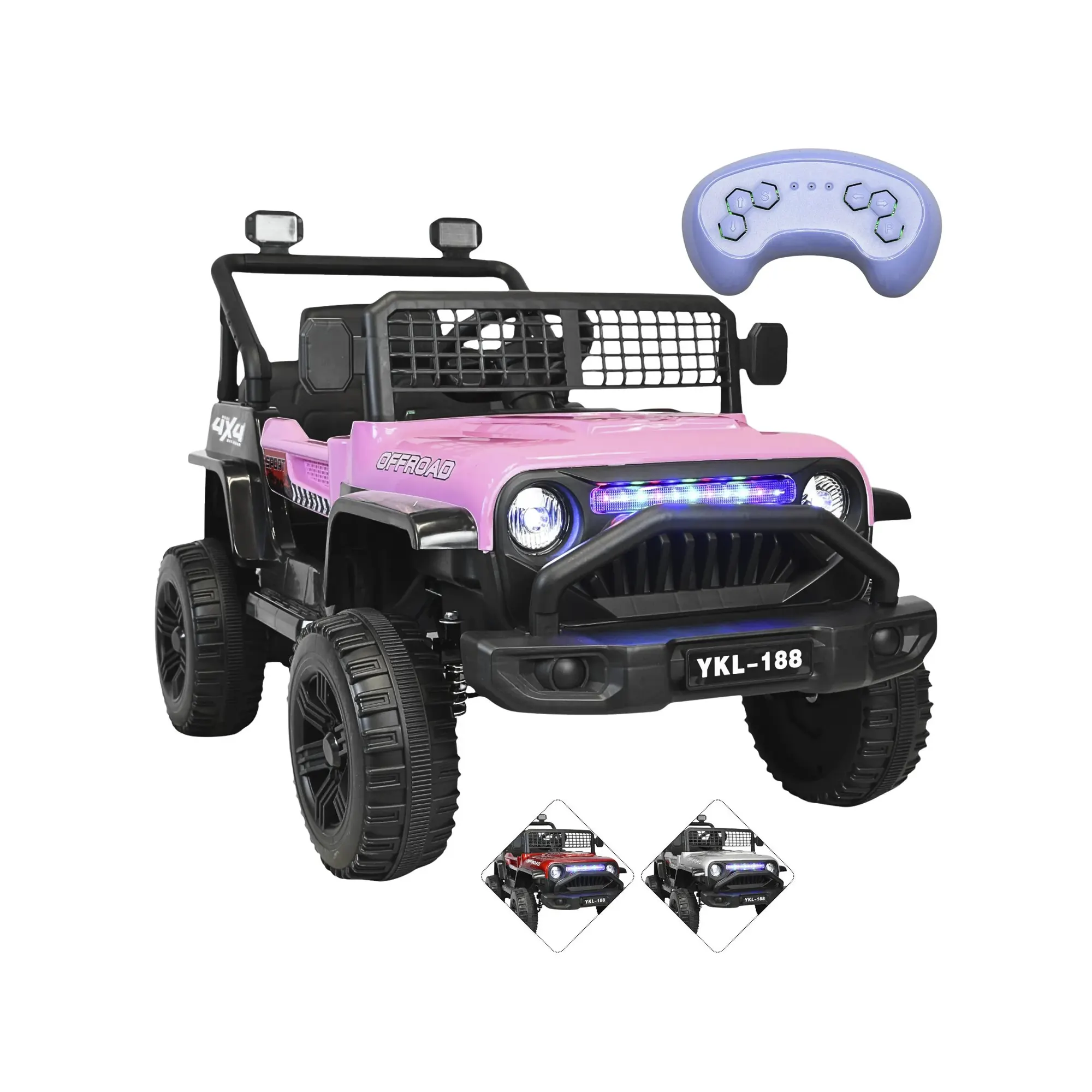 Montable Eléctrico Joykoo Remoto Infantil CM-4116 Rosa