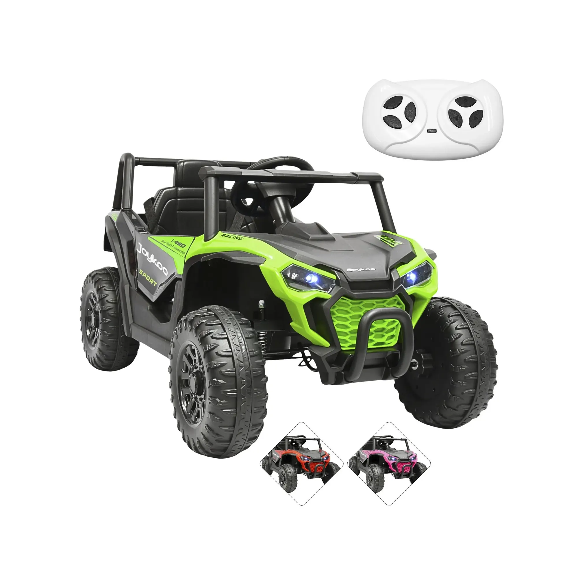 Montable Eléctrico Joykoo UVT-001 Remoto Infantil CM-3146 Verde