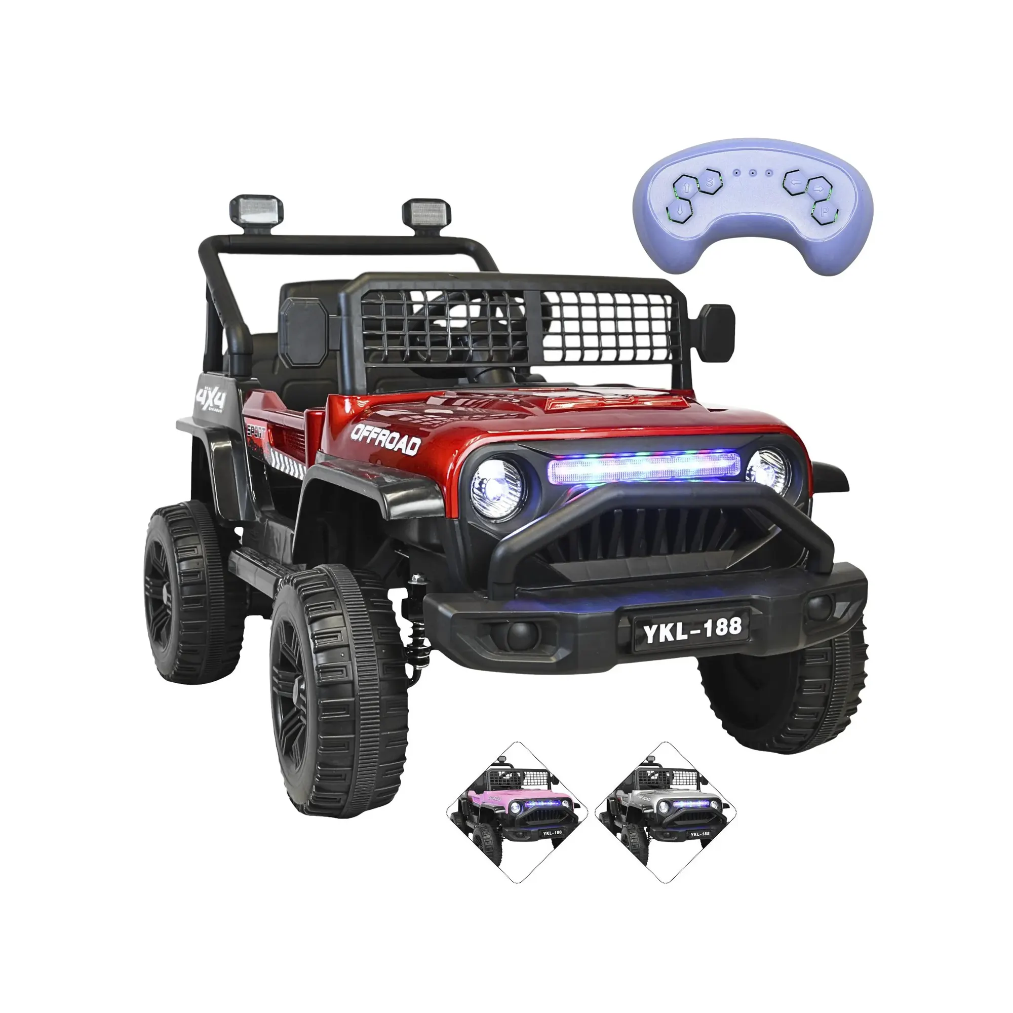 Montable Eléctrico Joykoo Remoto Infantil CM-4116 Rojo